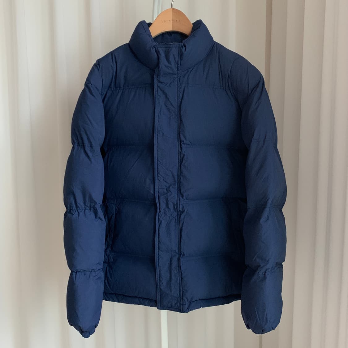 빈티지 웰론 빵빵 남여공용 네이비 패딩 상품이미지2