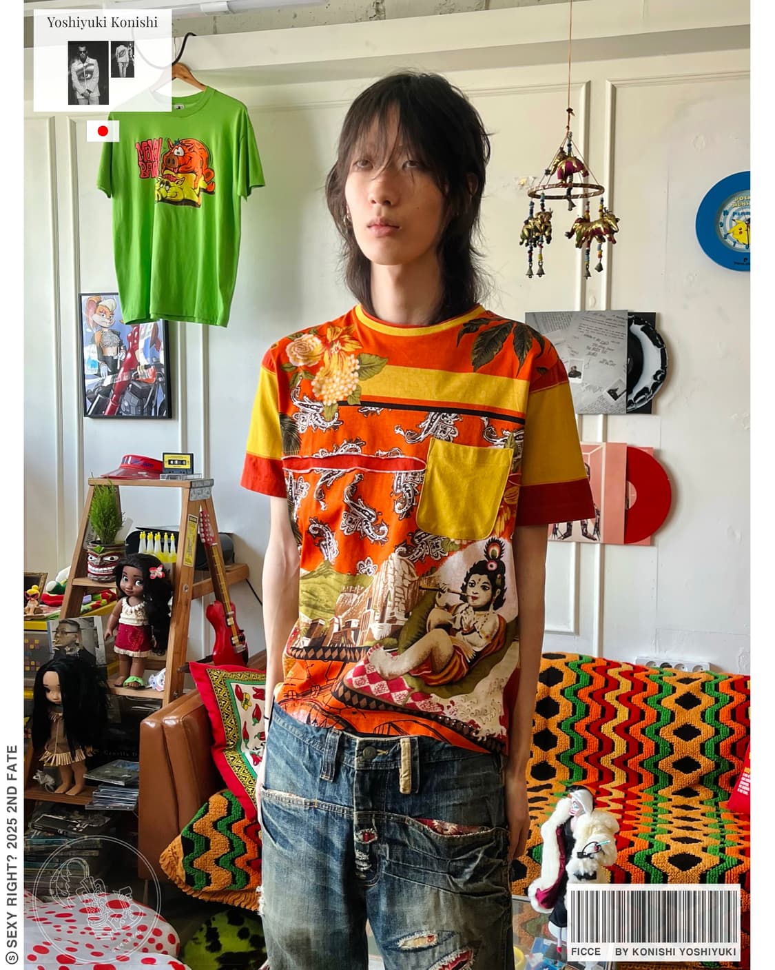 90s Konishi Yoshiyuki Krishina T-Shirt 상품이미지1