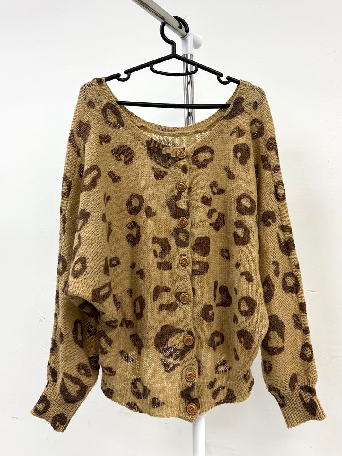 빈티지 레오파드 울 니트 상품이미지4