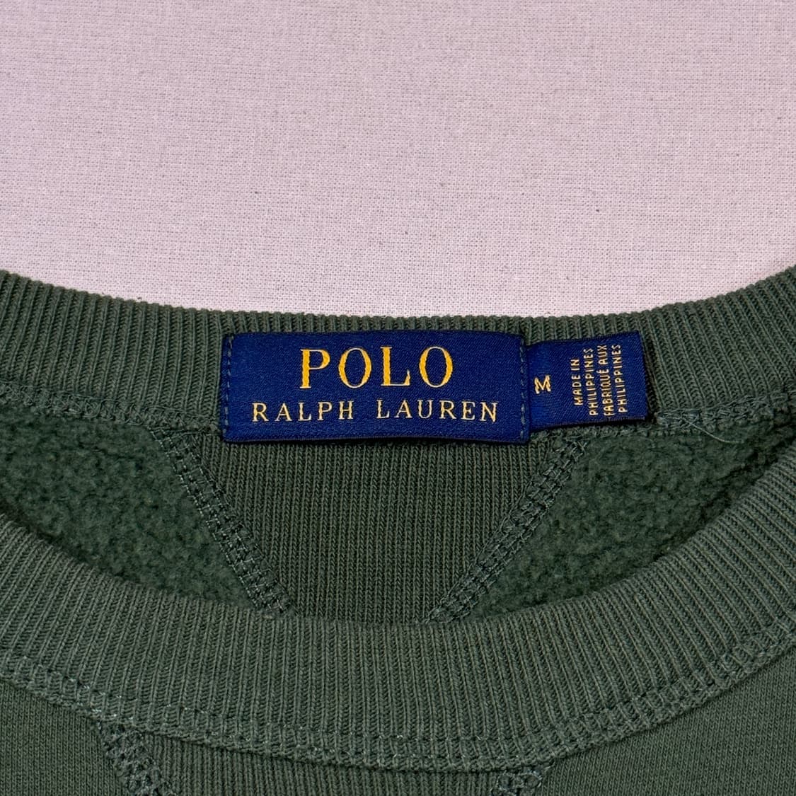 M) 폴로 랄프로렌 맨투맨 티셔츠 딥그린 상품이미지6