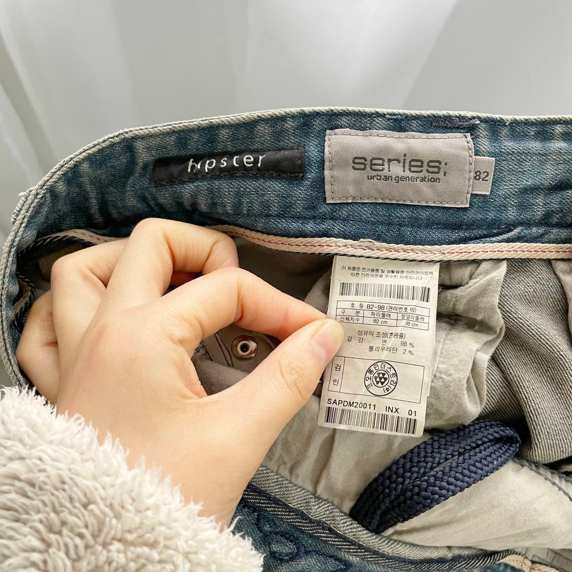 A2 시리즈(series) 힙스터(hipster) 라인 청바지 33사이즈 상품이미지6