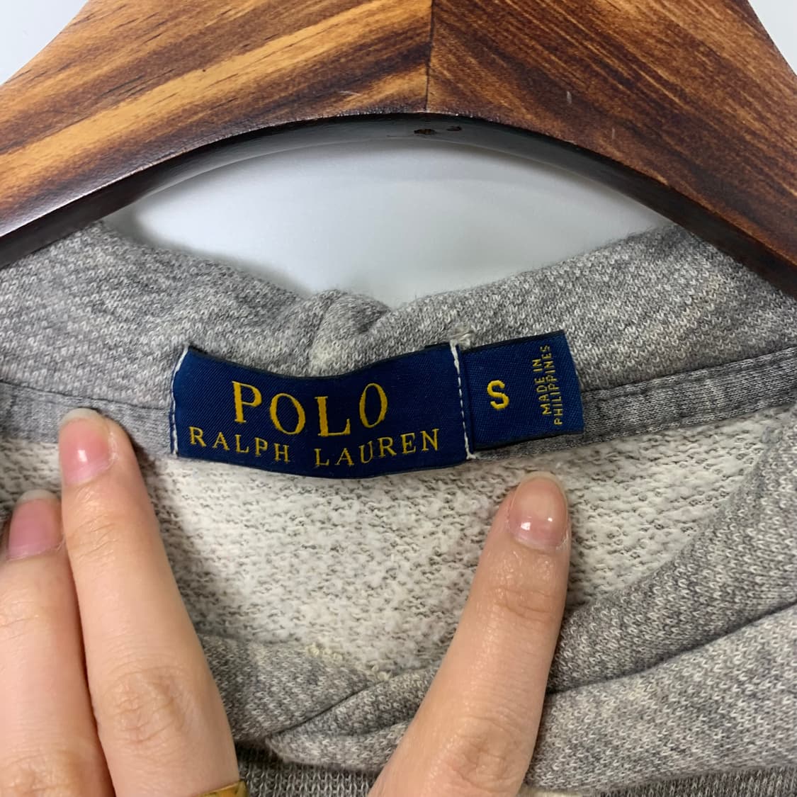 폴로 랄프로렌 신형 그레이 후드티 상품이미지7
