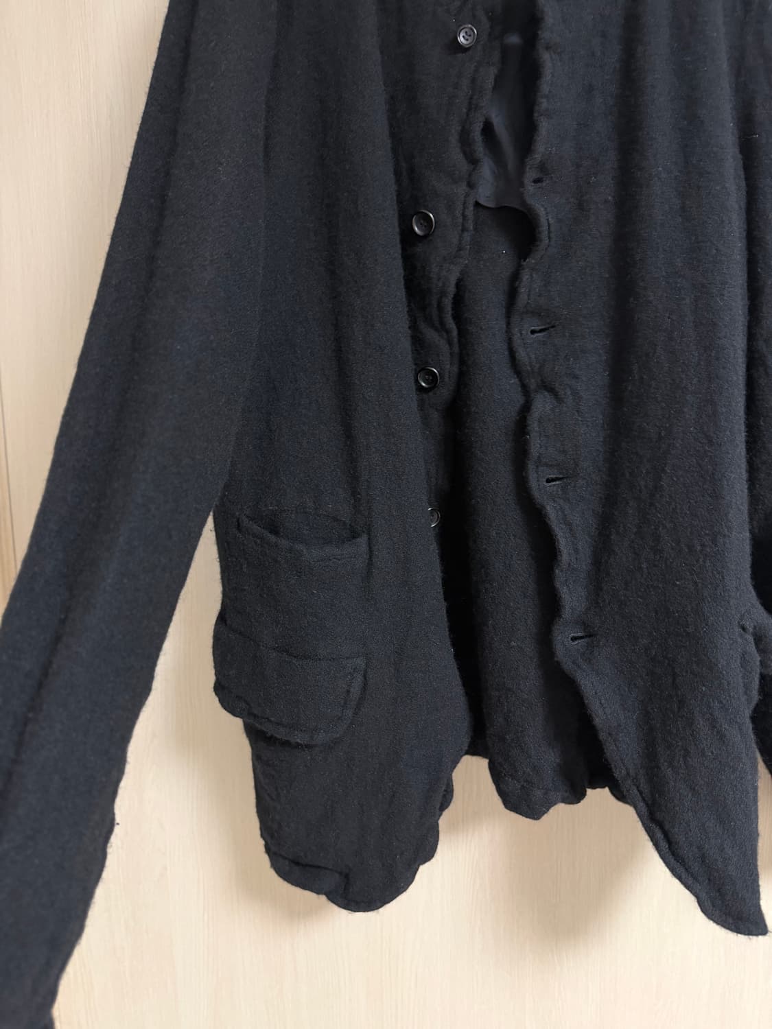 꼼데가르송 셔츠 축융 울 자켓 상품이미지2