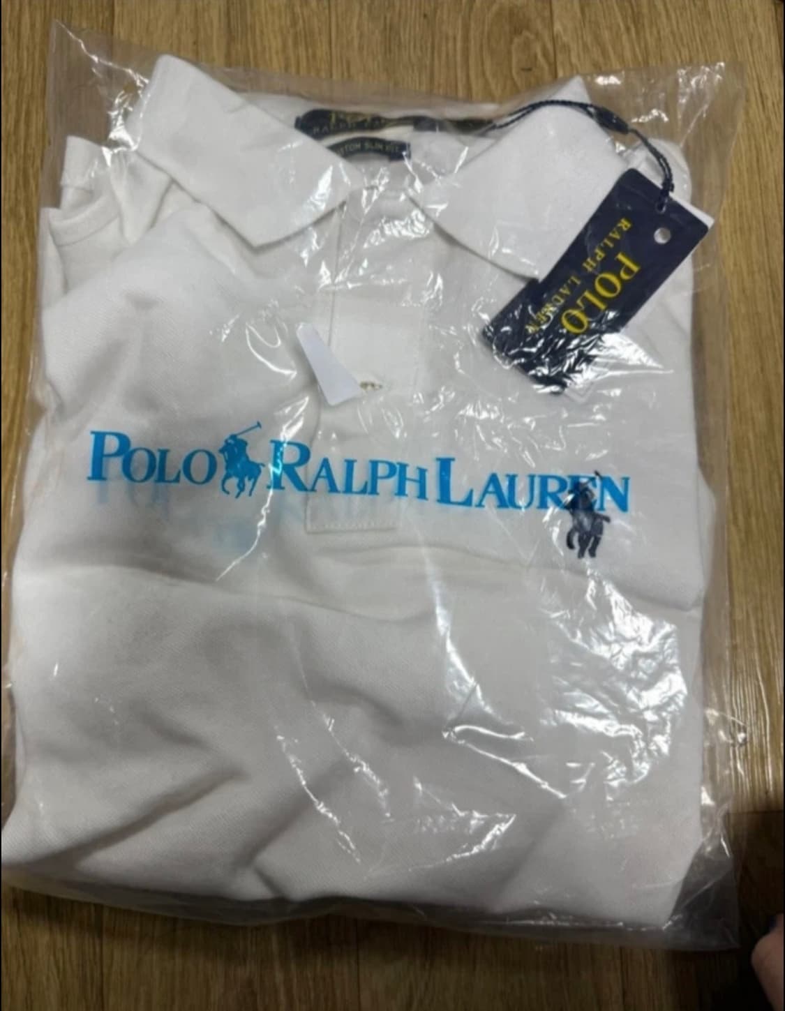 새상품 폴로 반팔 카라티 화이트 s 상품이미지1