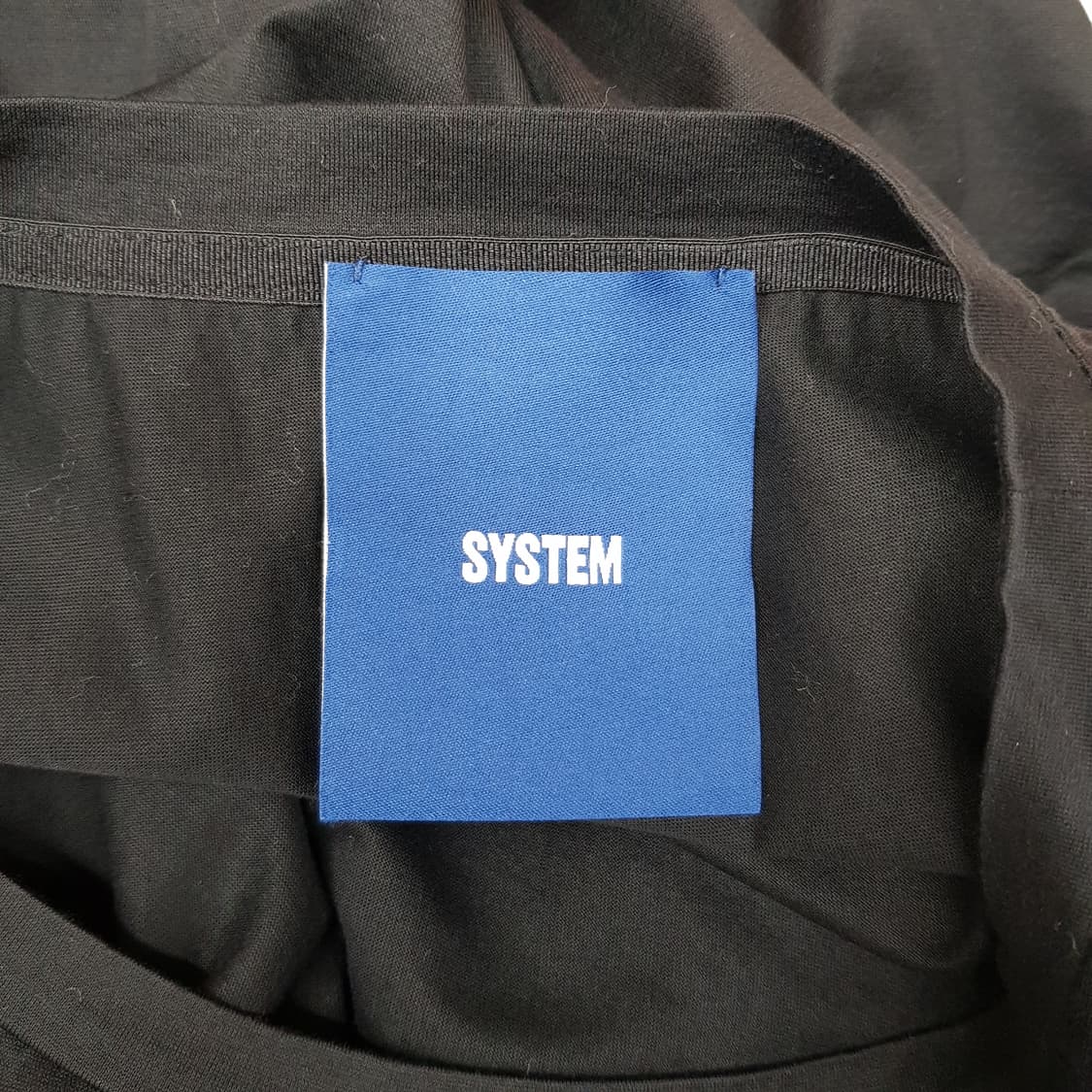 한섬 시스템 SYSTEM 포켓 오버핏 반팔 티셔츠 100사이즈 상품이미지5