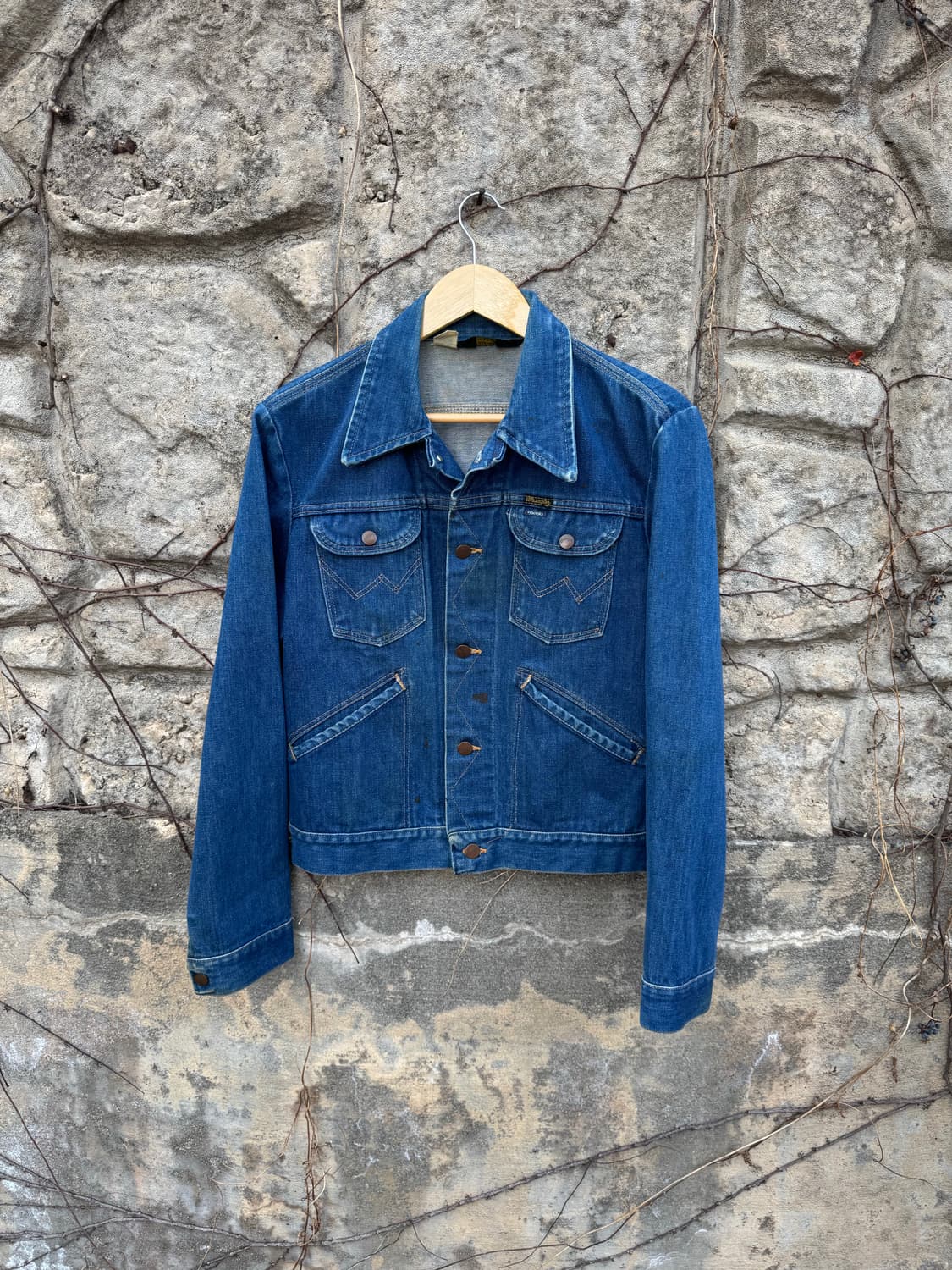 70~80s 랭글러 빈티지 126mj 웨스턴 데님 트러커 자켓 38 상품이미지1