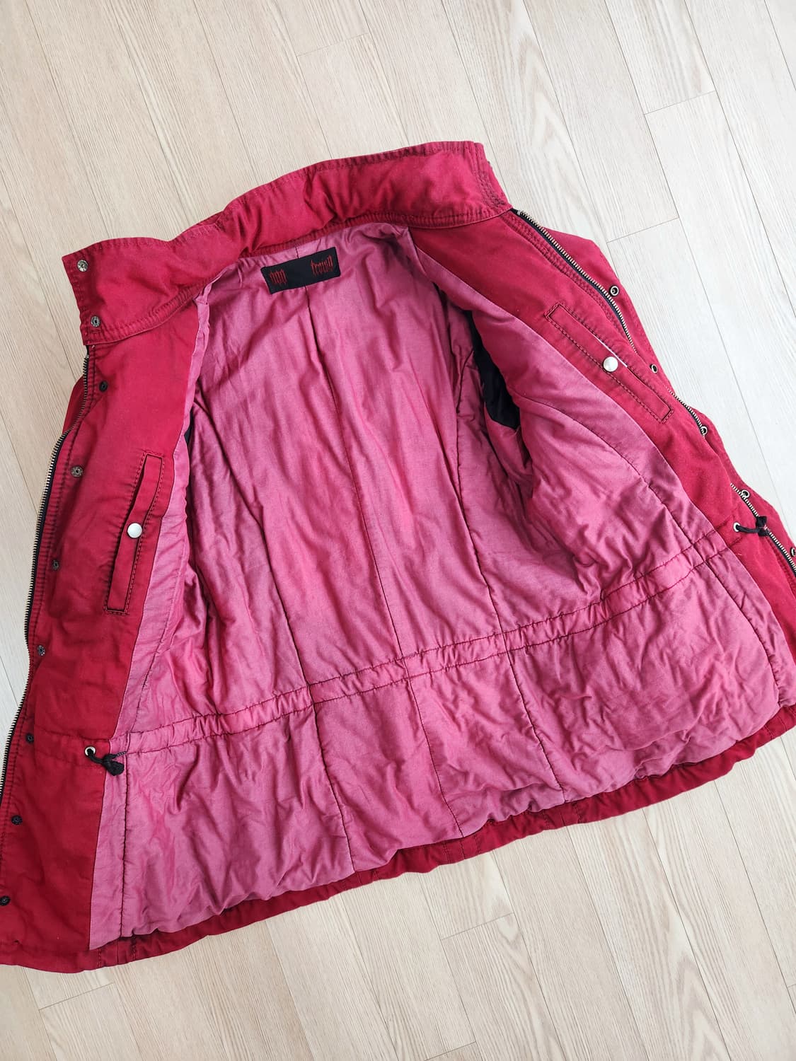 troiso japan 레드 가먼트다잉 필드 재킷 상품이미지8