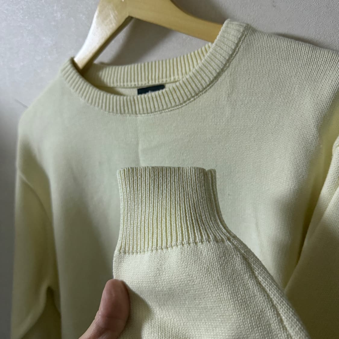 스투시 어센틱 워크기어 스웨터 내츄럴 M (남성 100정도) 상품이미지5