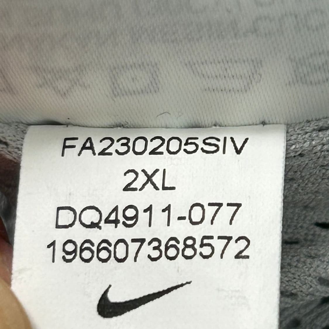 NIKE NSW 윈드러너 언라인드 우븐 아노락 자켓 스모크 그레이 XXL 상품이미지8