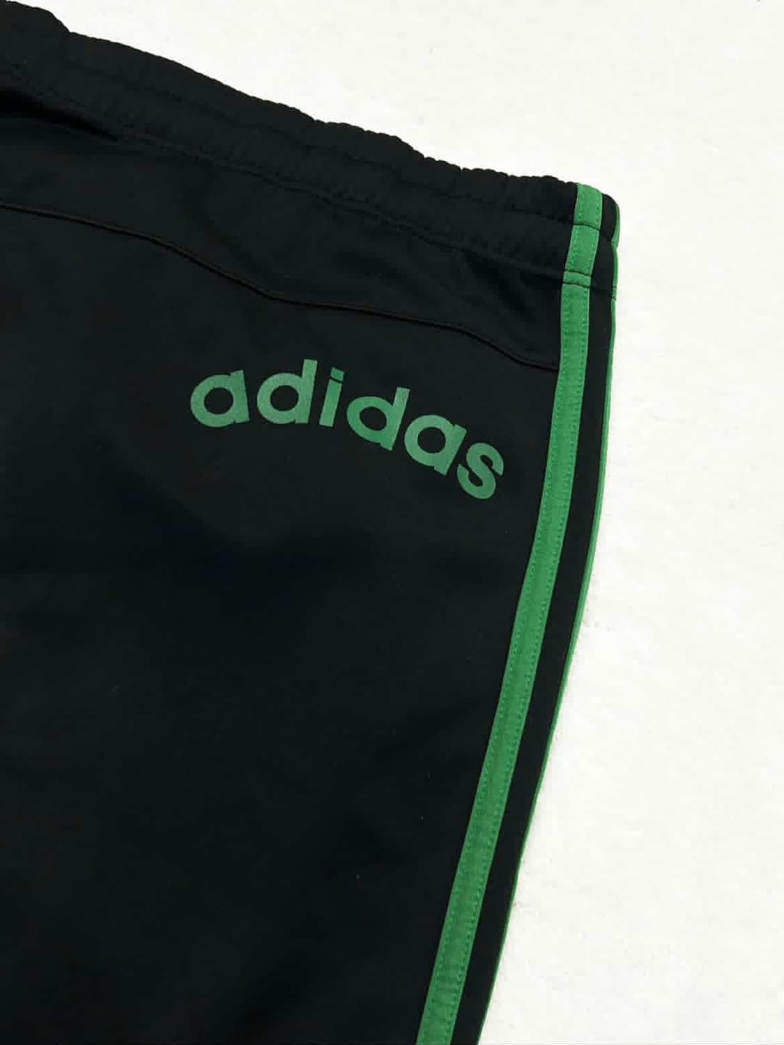 아디다스 그린삼선 블랙 트랙팬츠 상품이미지4
