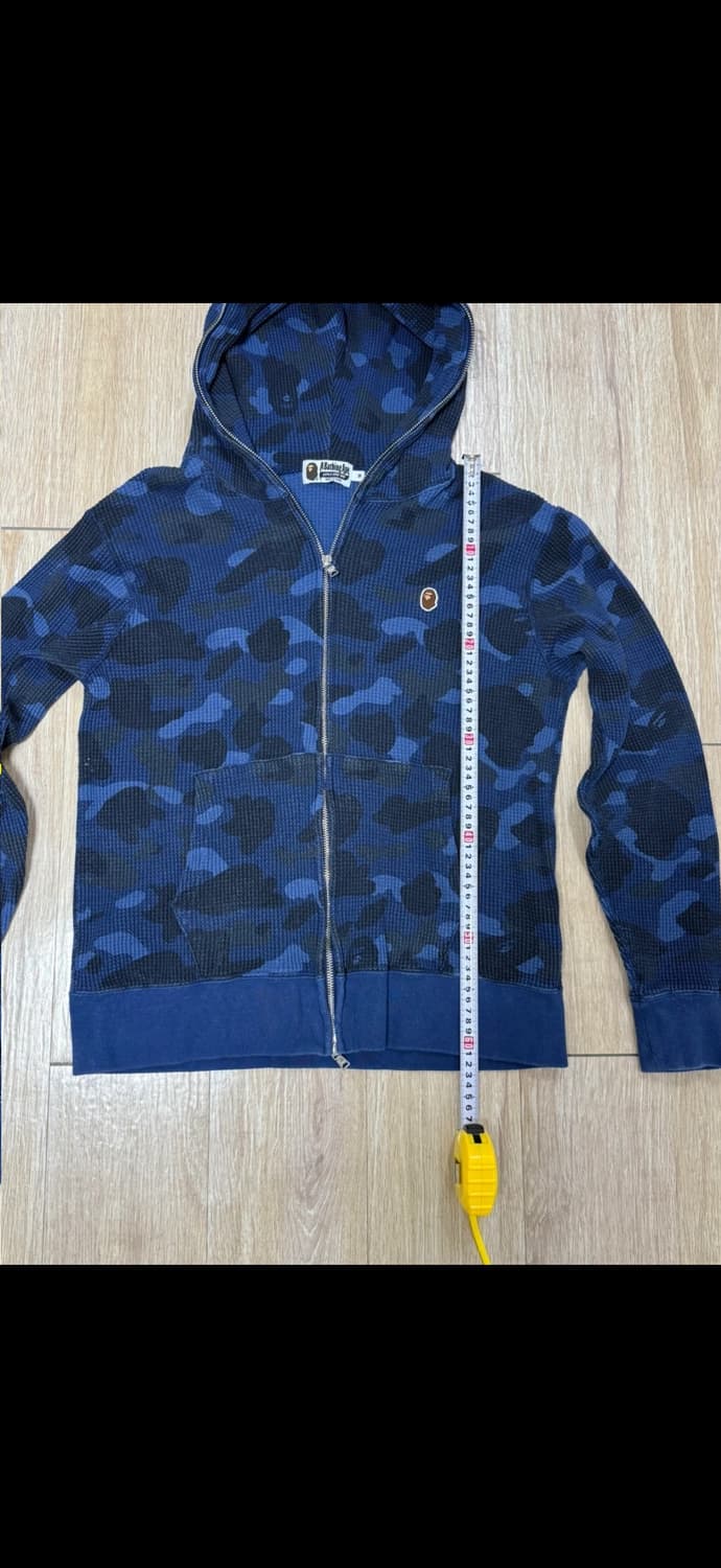 베이프 네이비 카모 후드집업 상품이미지3