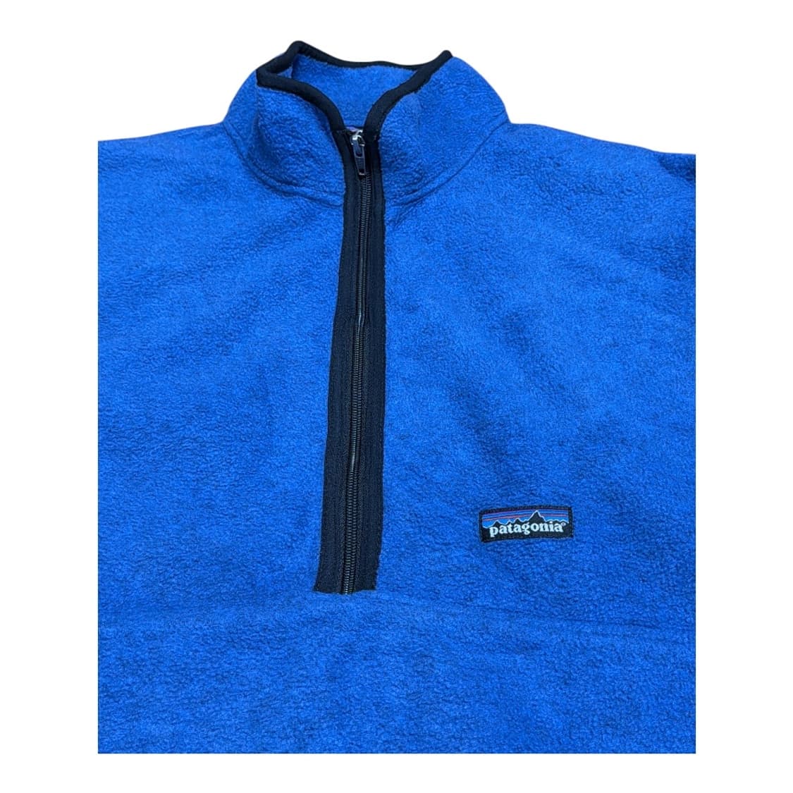 [XL] 90s 파타고니아 마수피얼 신칠라 하프집업 플리스 블루 상품이미지5