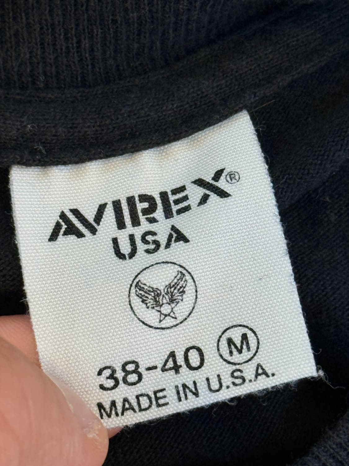 아비렉스 밀리터리 그래픽 티셔츠 M USA 상품이미지9