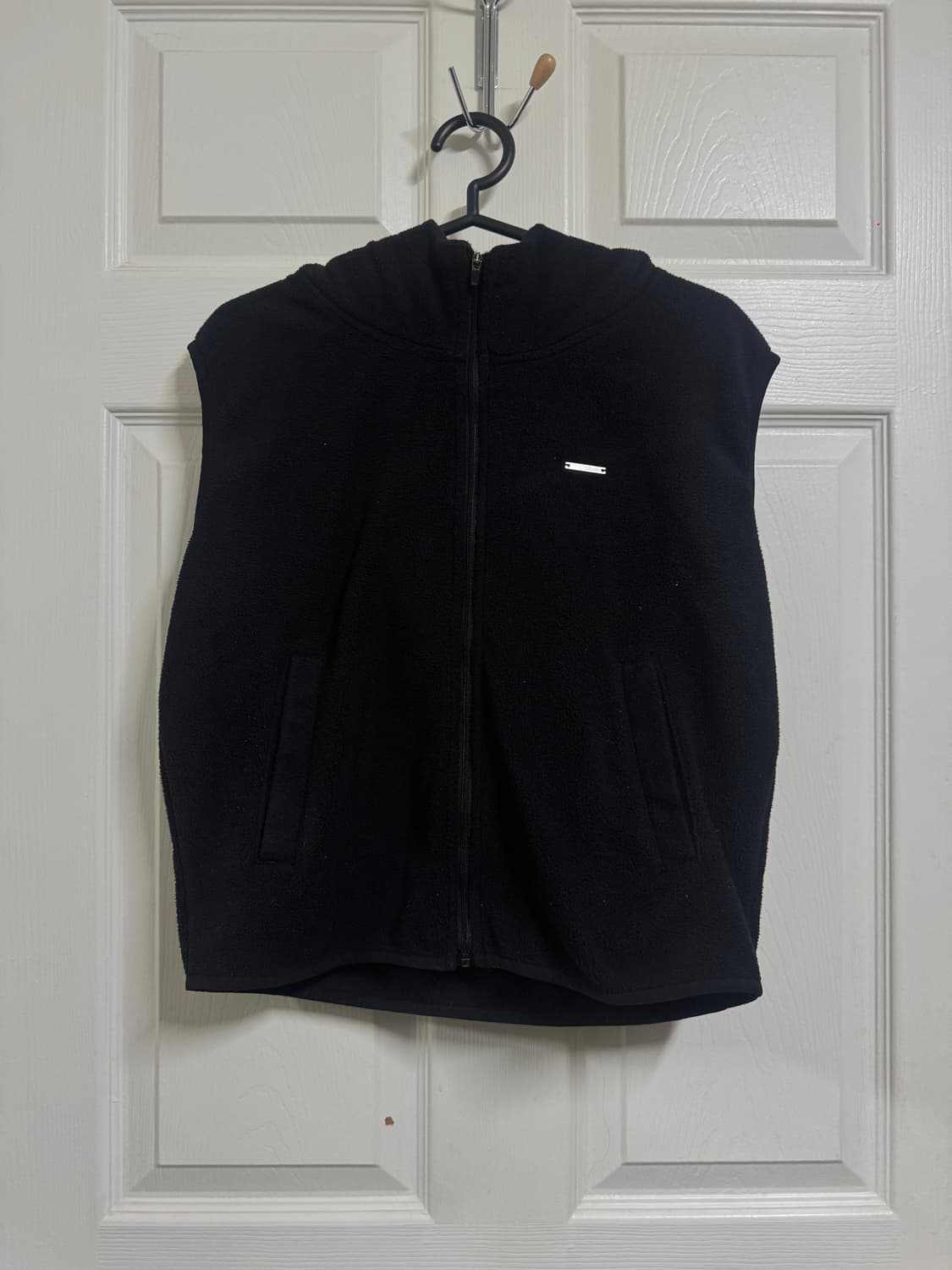 미세키서울  hoodie zip-up vest BLACK(OS) 상품이미지3