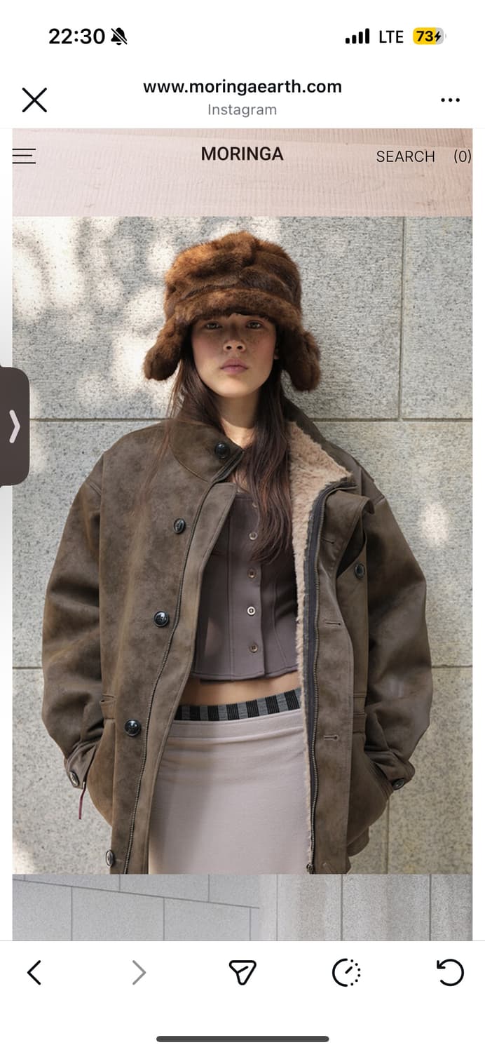 Moringa 모링가 hign neck button jacket 상품이미지2