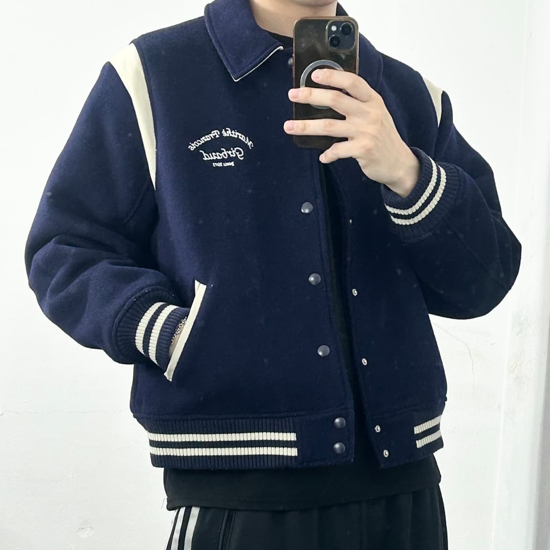 마리떼 프랑소와 저버 울 바시티 자켓 상품이미지3