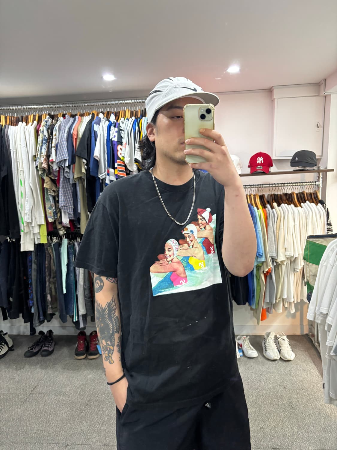 18ss 슈프림 swimmers 반팔 상품이미지8