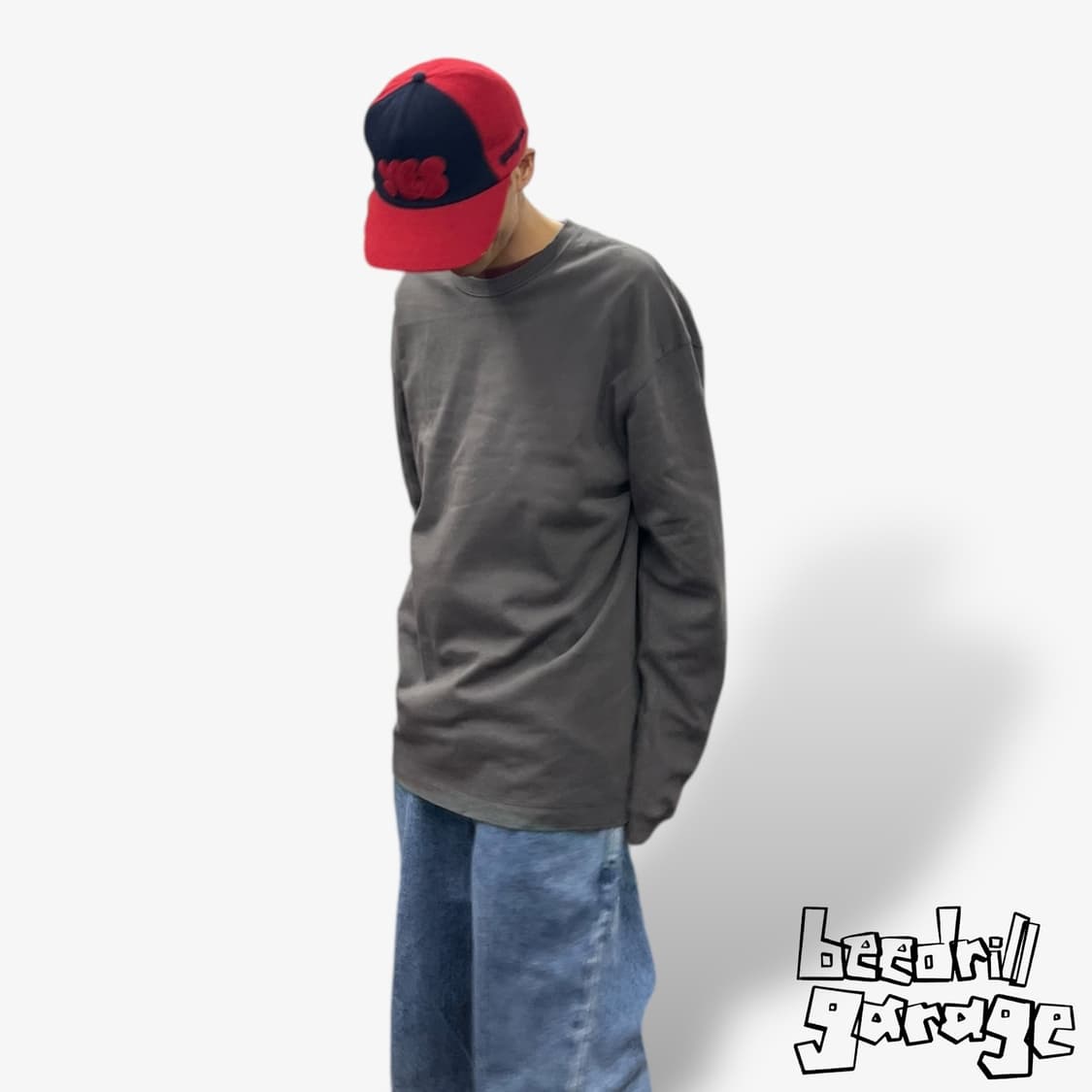 인더로우 INTHERAW 차콜 롱슬리브 상품이미지1