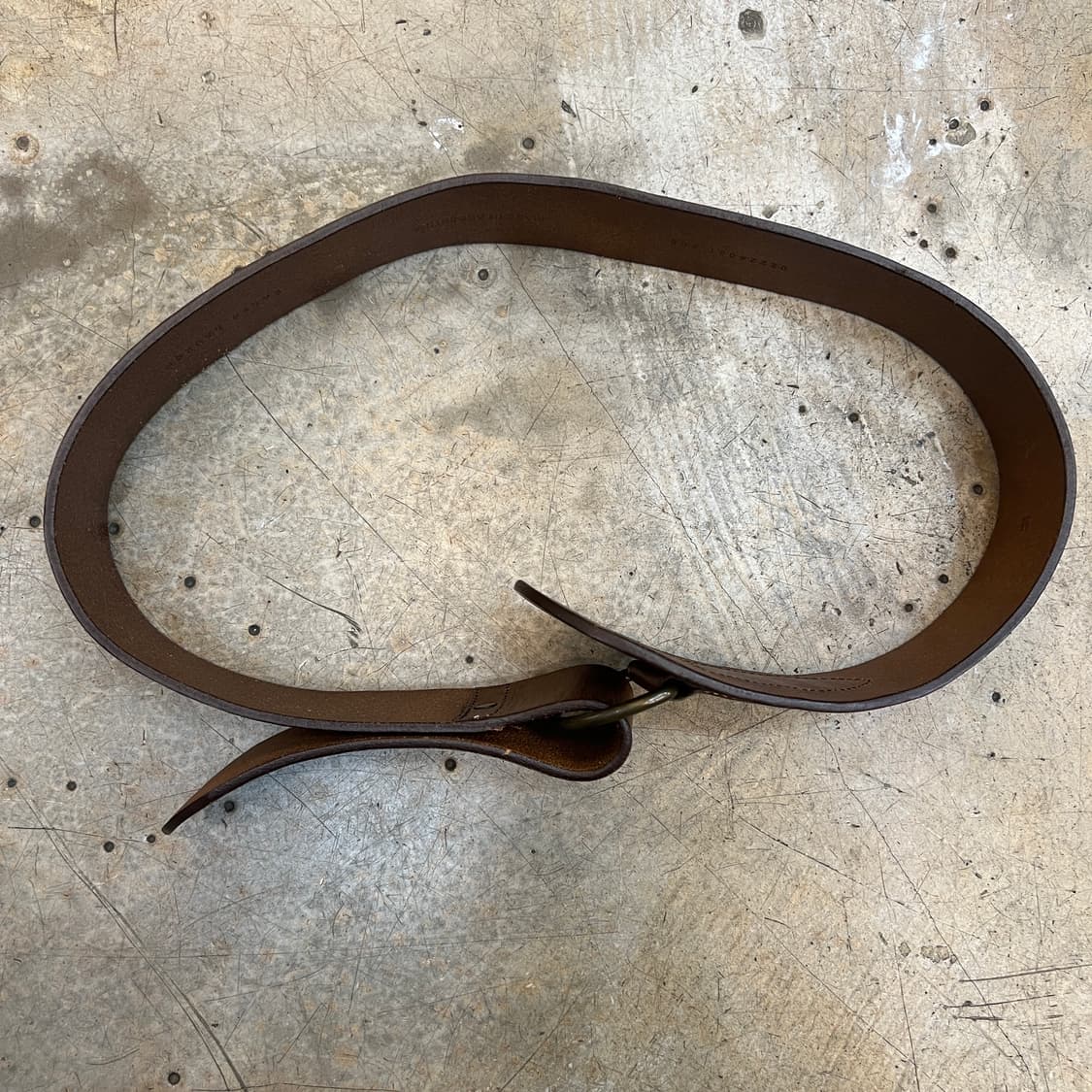 랄프로렌 와이드 레더 벨트 상품이미지4