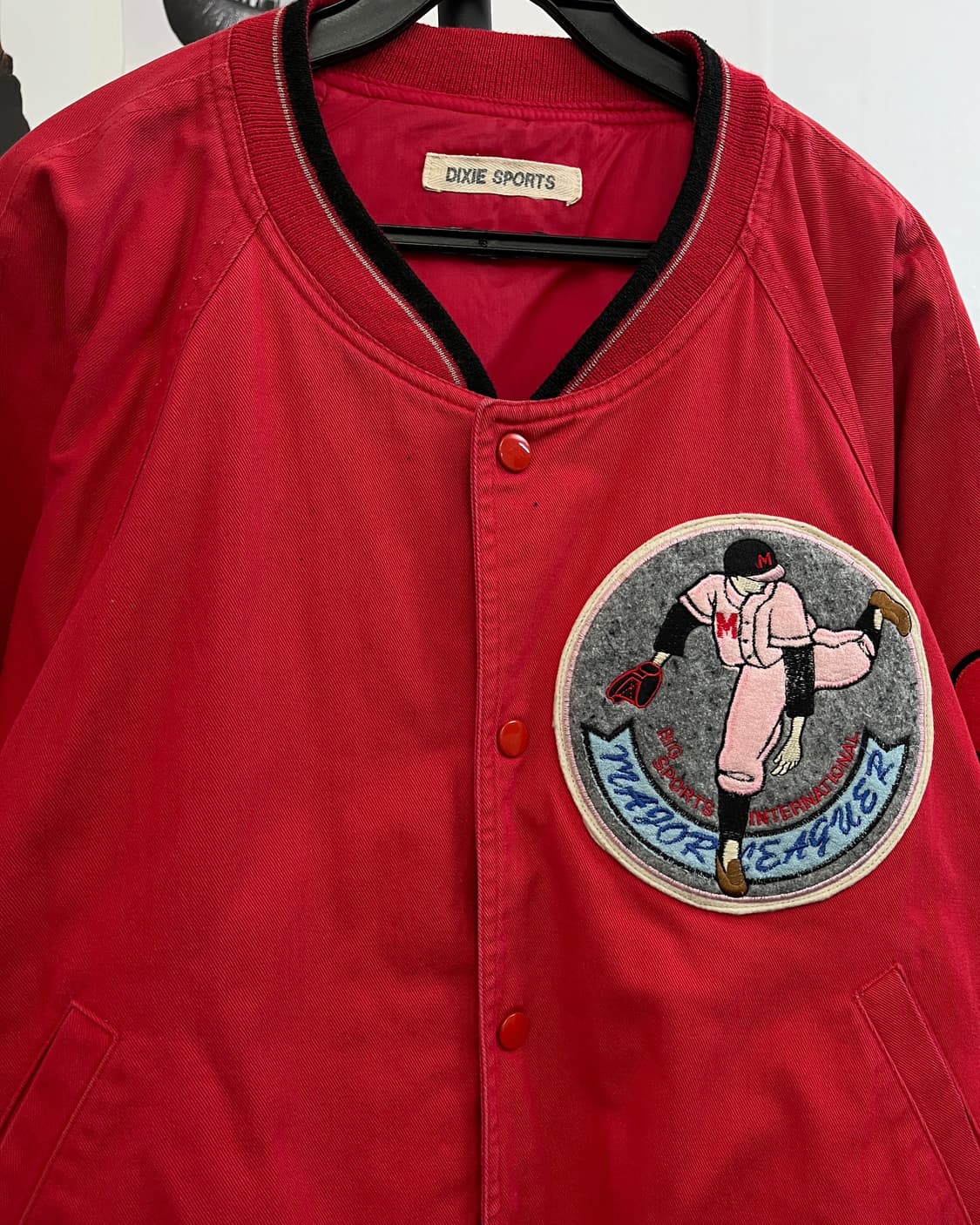 USA 올드 빈티지 캔버스 바시티 자켓 상품이미지6