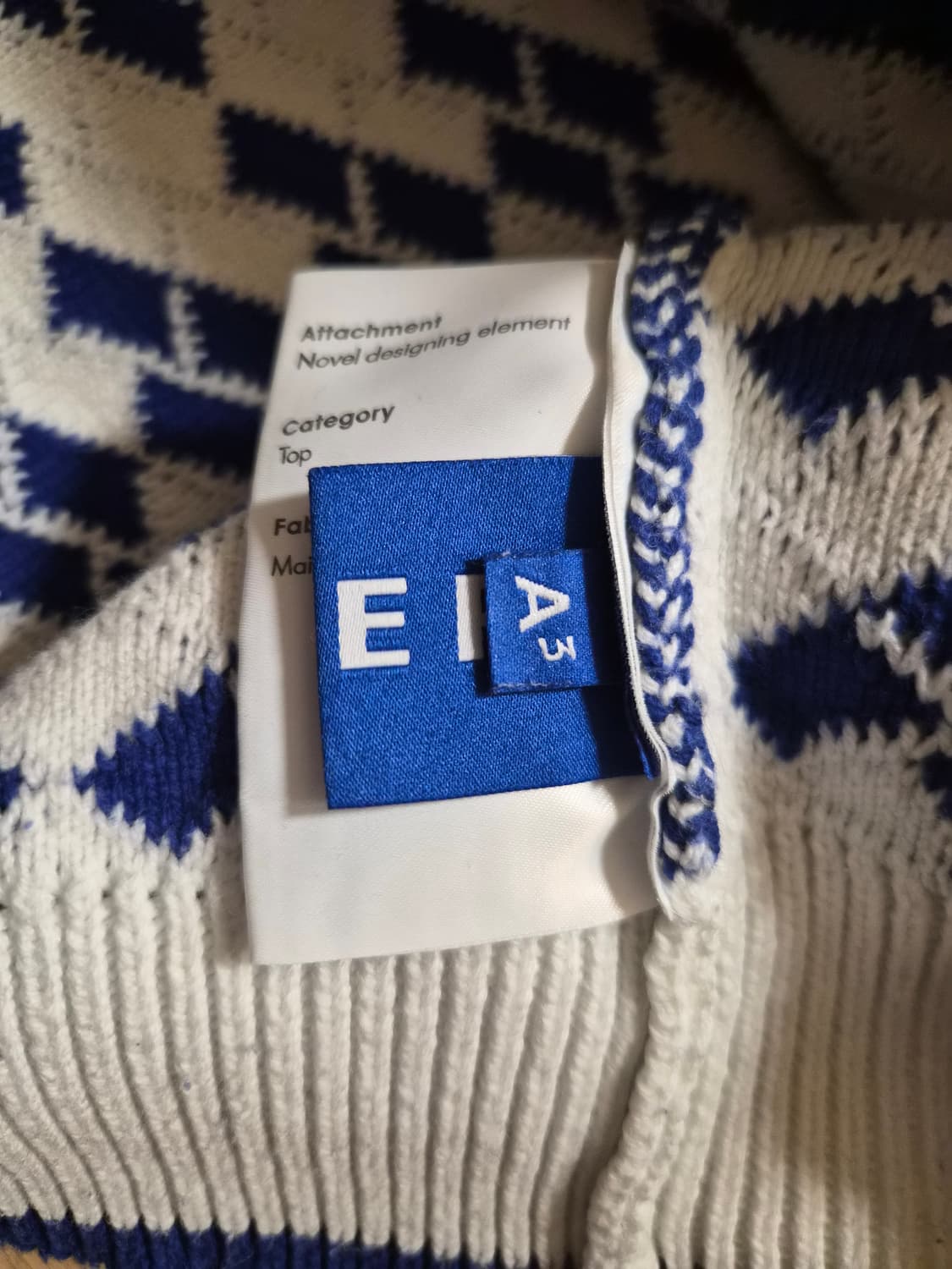 아더에러 테닛 니트 체크 (A3 사이즈) 상품이미지6