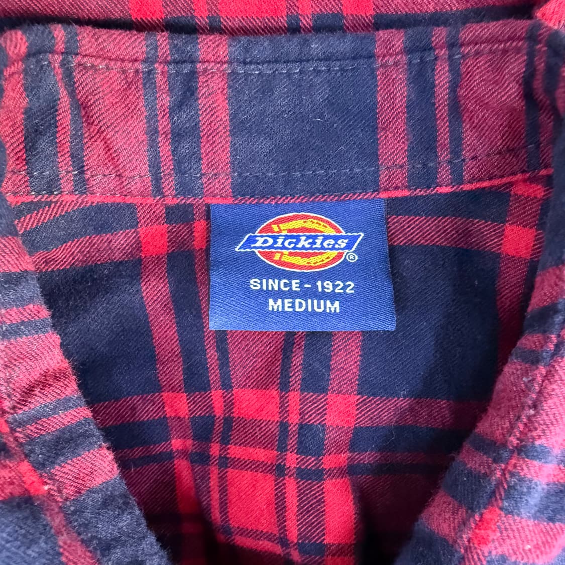 M 디키즈 레드 체크셔츠 0209T 상품이미지3