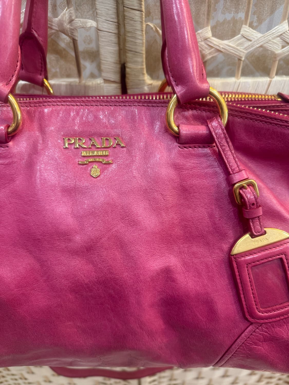 정품 프라다 비텔로 샤인 2way백 팝니다 상품이미지2