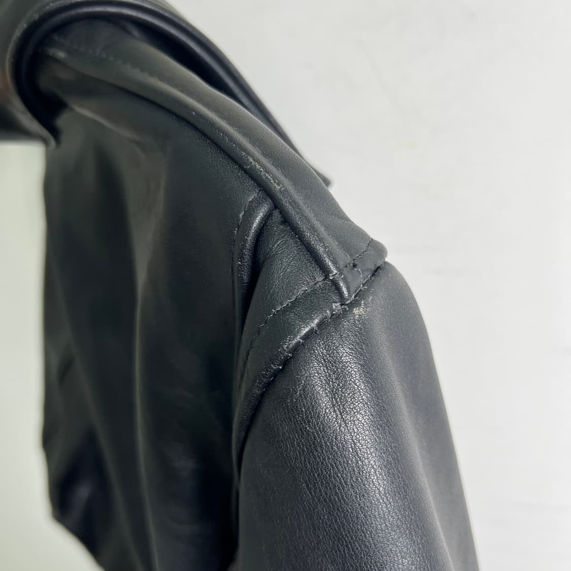 Schott 쇼트 블랙 AT 101 레더 자켓 34 상품이미지10