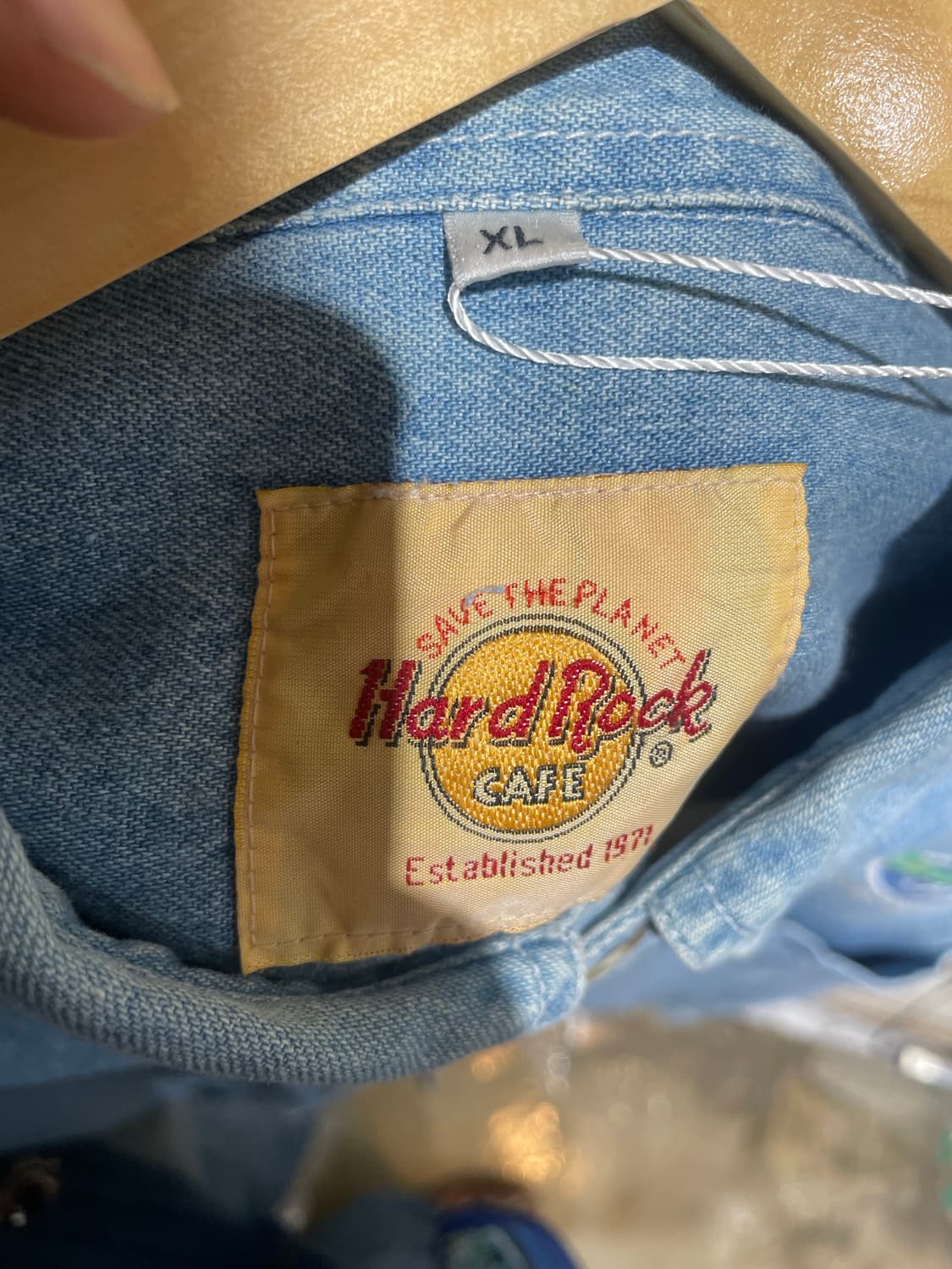 하드락카페 데님 셔츠 상품이미지8