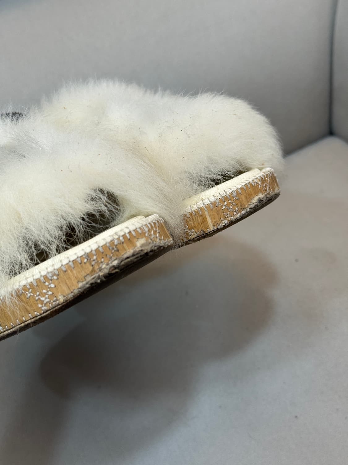 샤넬 퍼 시어링 뮬 슬리퍼 37사이즈 상품이미지6