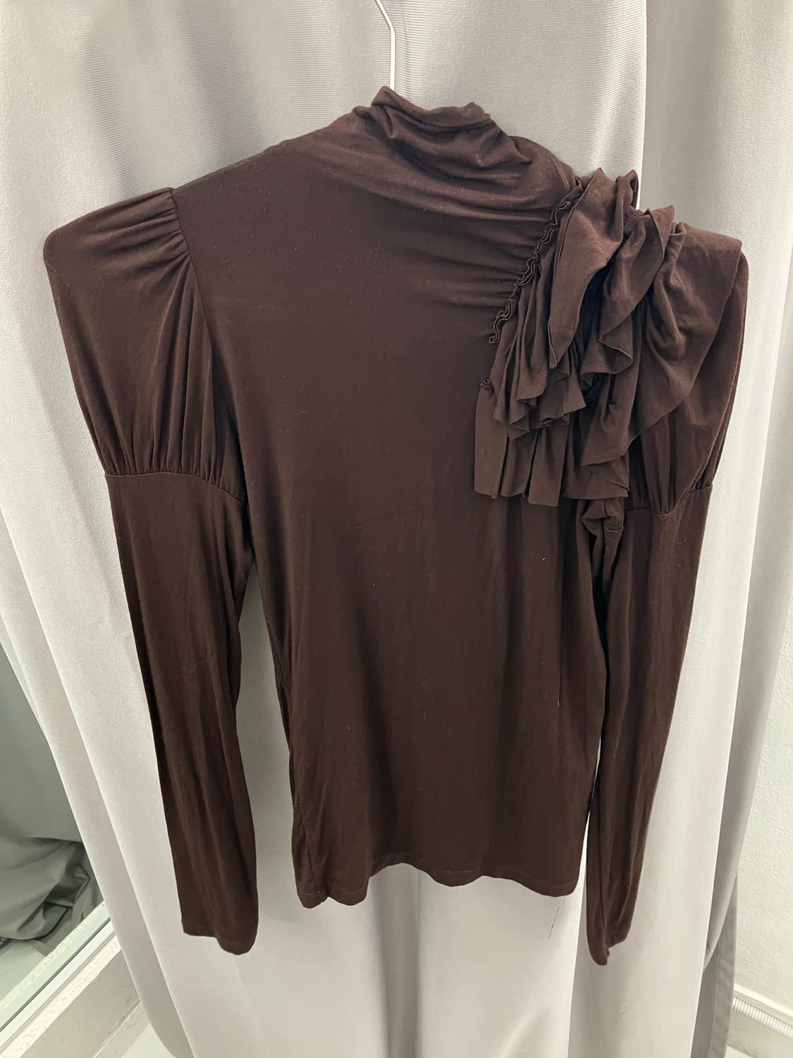 숄더 퍼프 러플 바디슬리브 상품이미지3