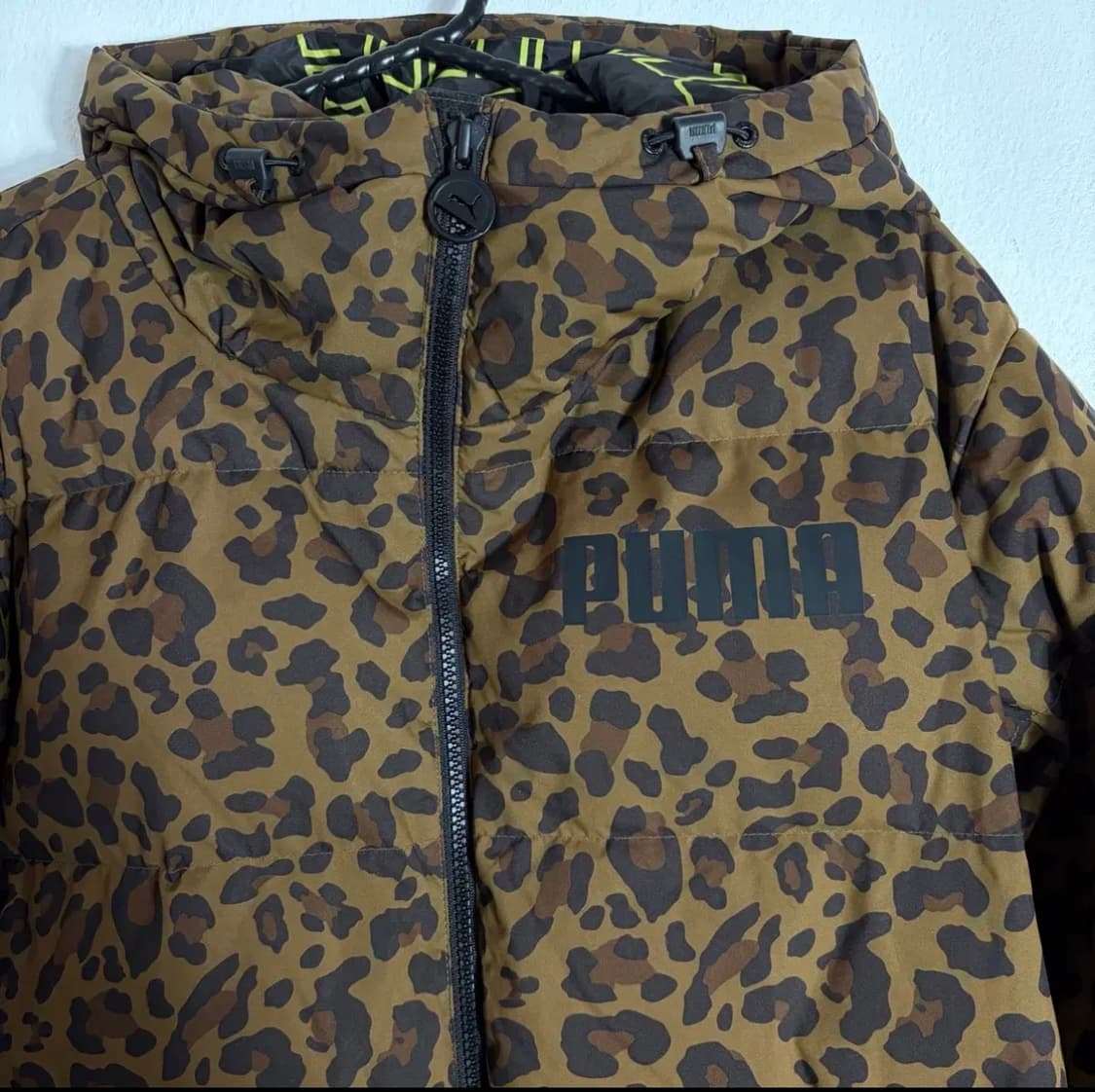 푸마 레오파드 패턴 패딩 점퍼(M) 상품이미지3