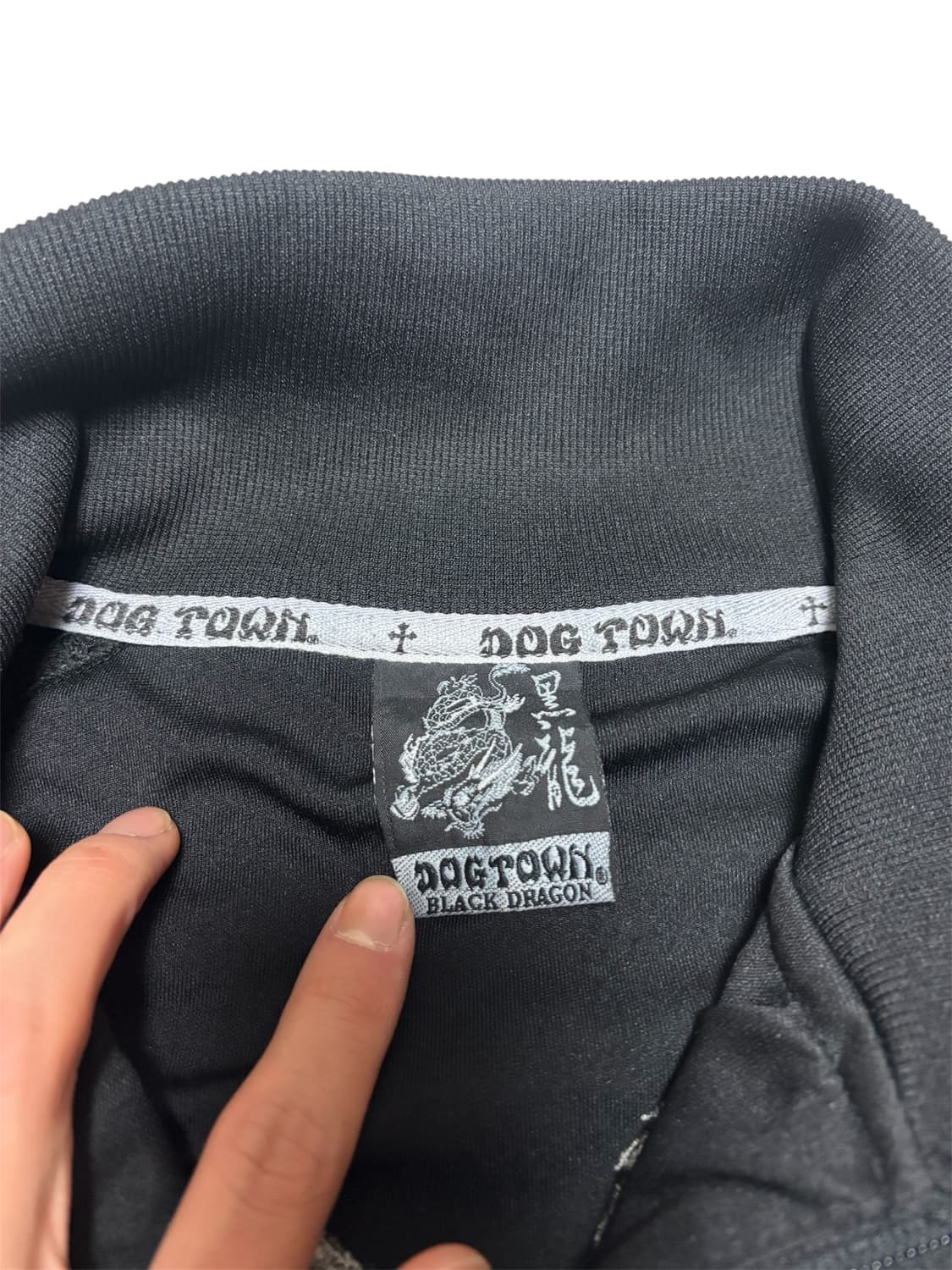 Dogtown 도그타운 블랙 드래곤 자수 트랙탑 XL 상품이미지4