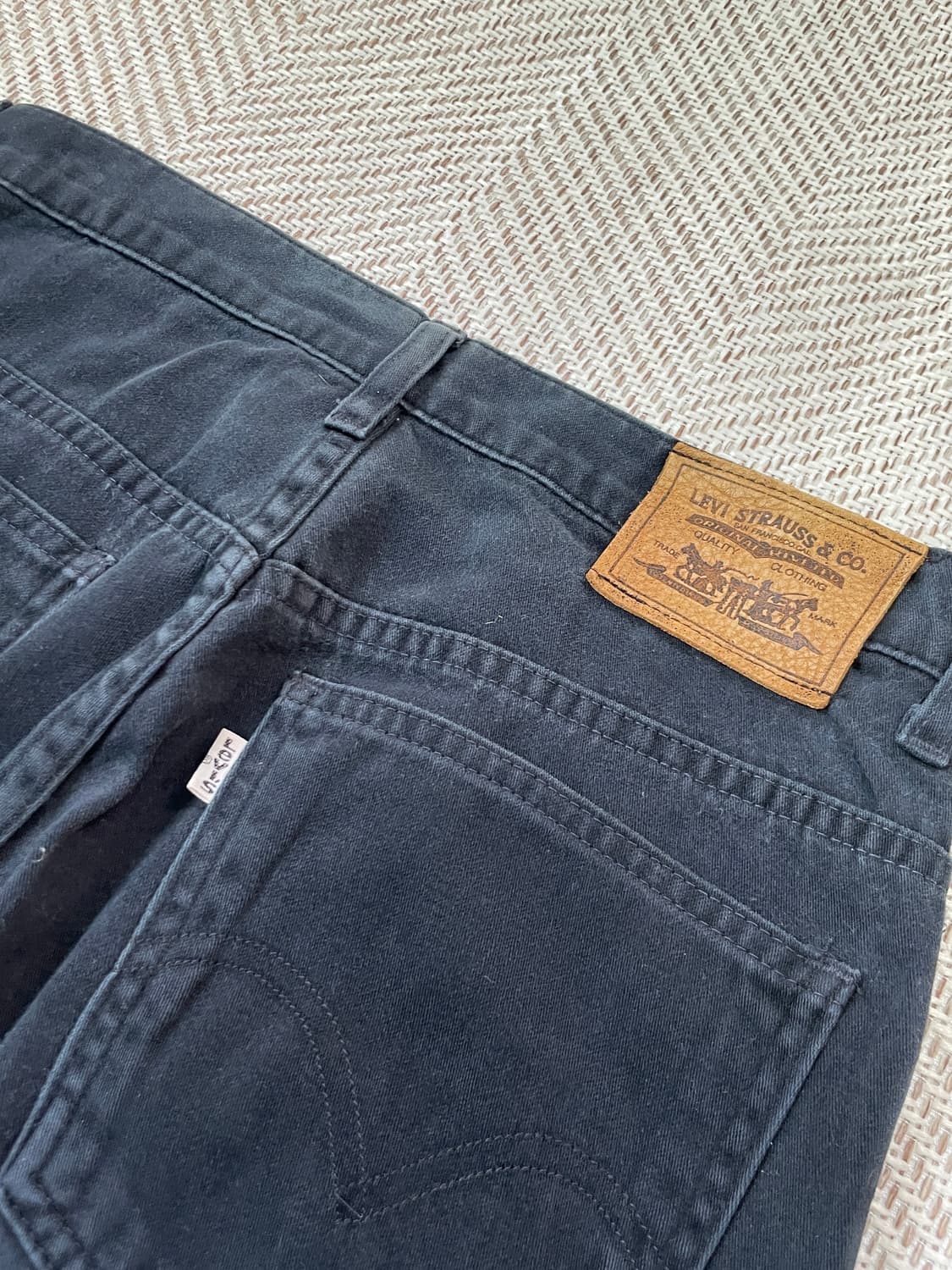 리바이스 재팬 피치드 코튼 네이비 팬츠  J03215 상품이미지3