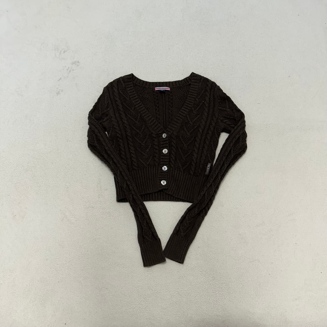 Polo Jeans brown knit cardigan 상품이미지4