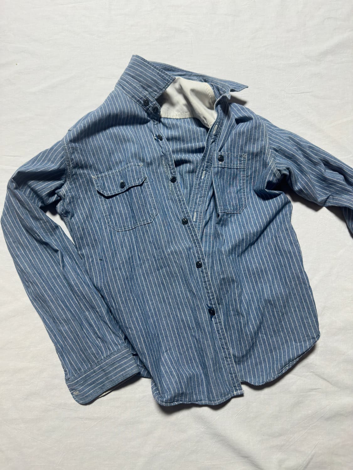 빈티지 90s 스트라이프 셔츠 상품이미지1
