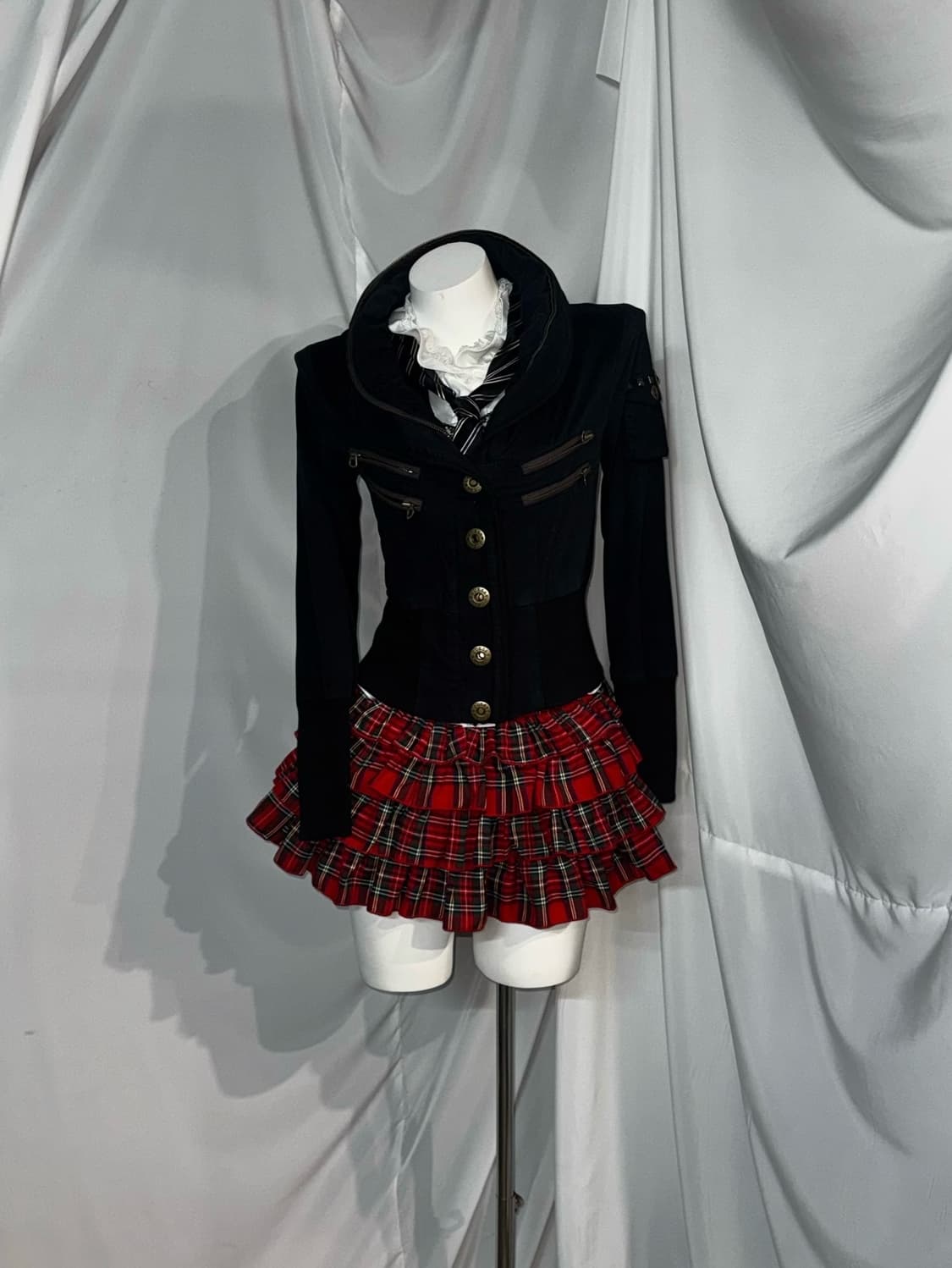 캐캐체 아무펑크 게스 펑투케 딱붙 코디세트 상품이미지6