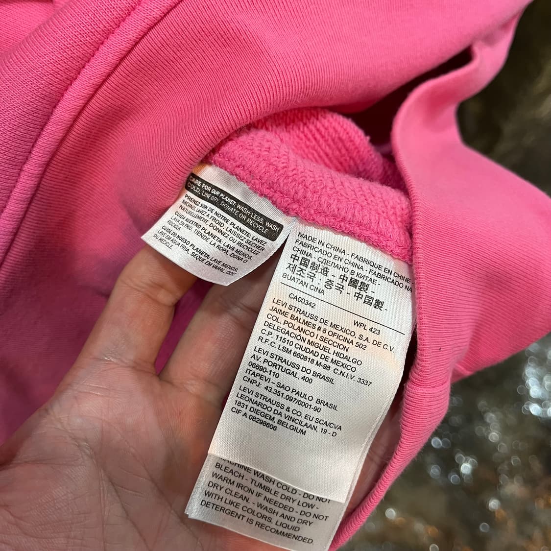 리바이스 박스로고 후드 상품이미지5