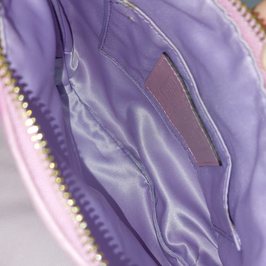 코치 빈티지 y2k 갸루 패치워크 핑크 숄더백 상품이미지3