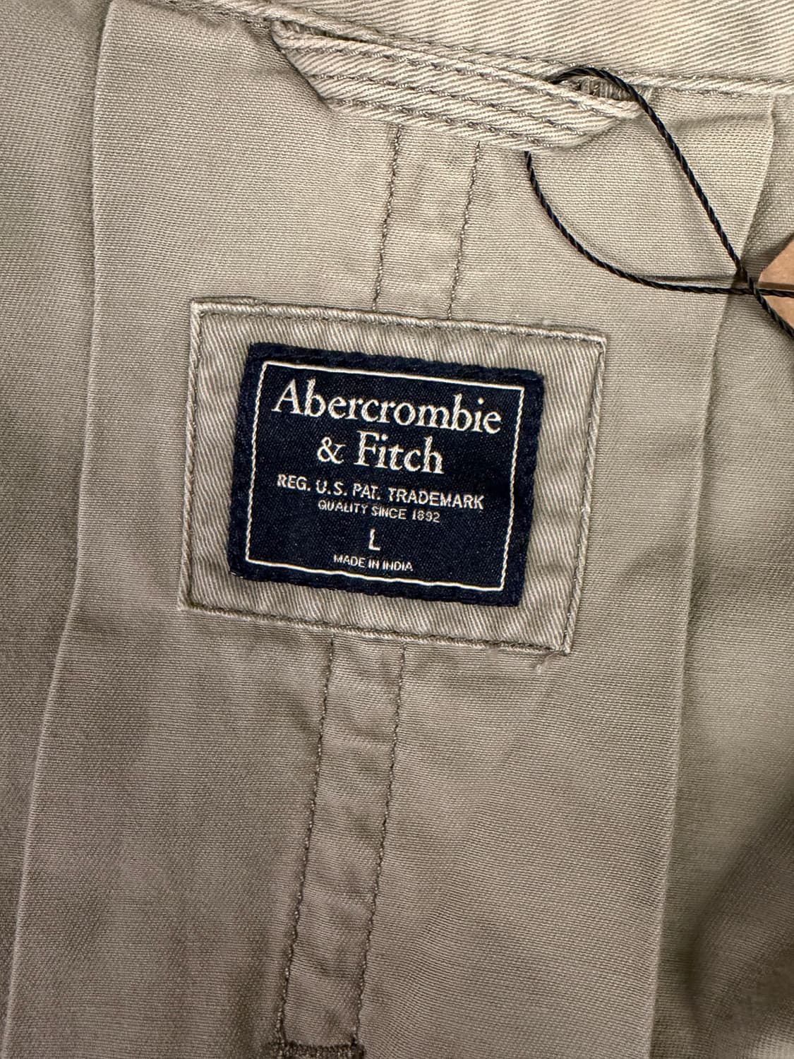 (정품/L) 아베크롬비앤피치 카키 셔츠 a1 상품이미지4