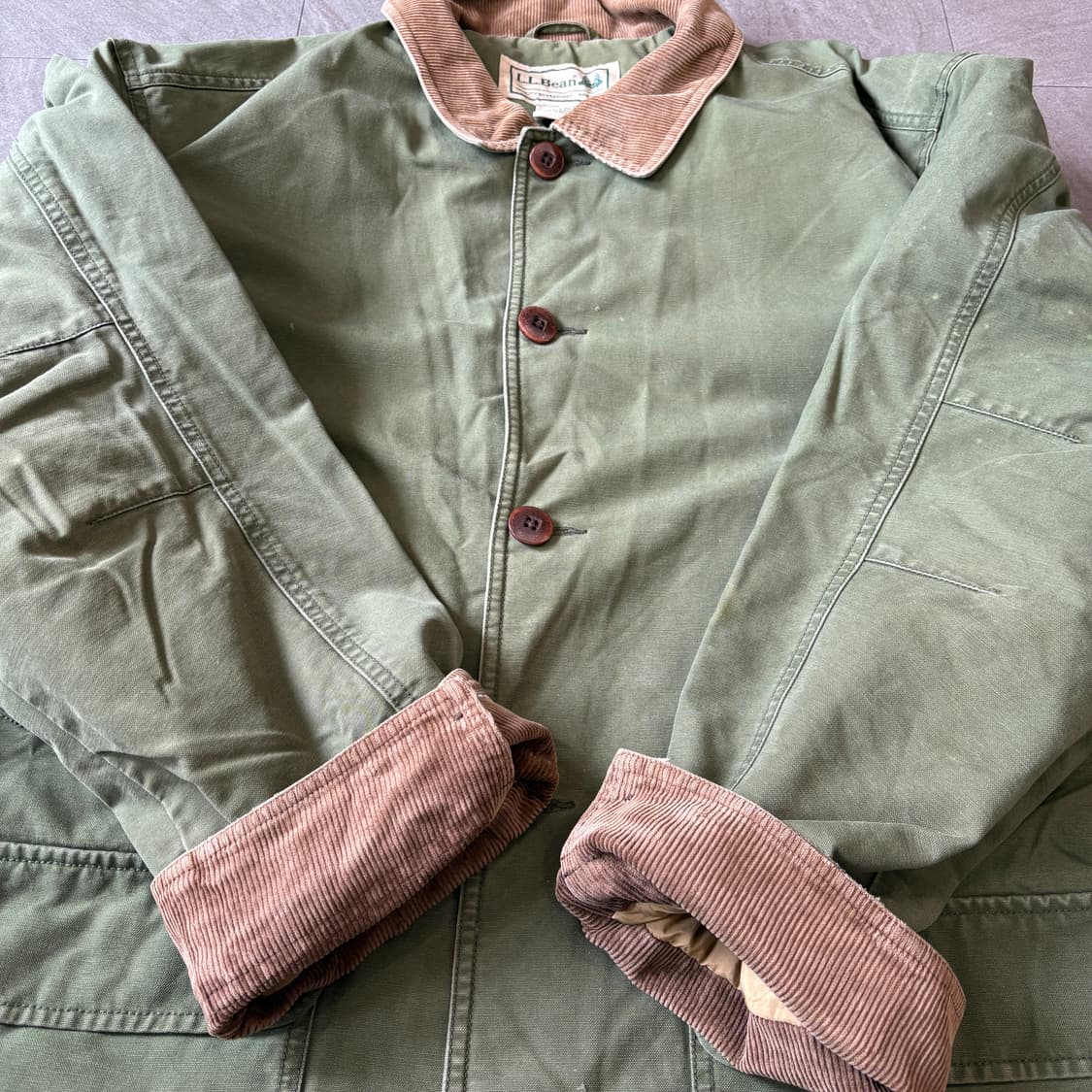 L.L.bean 정품 엘엘빈 카키 헌팅 자켓 상품이미지7