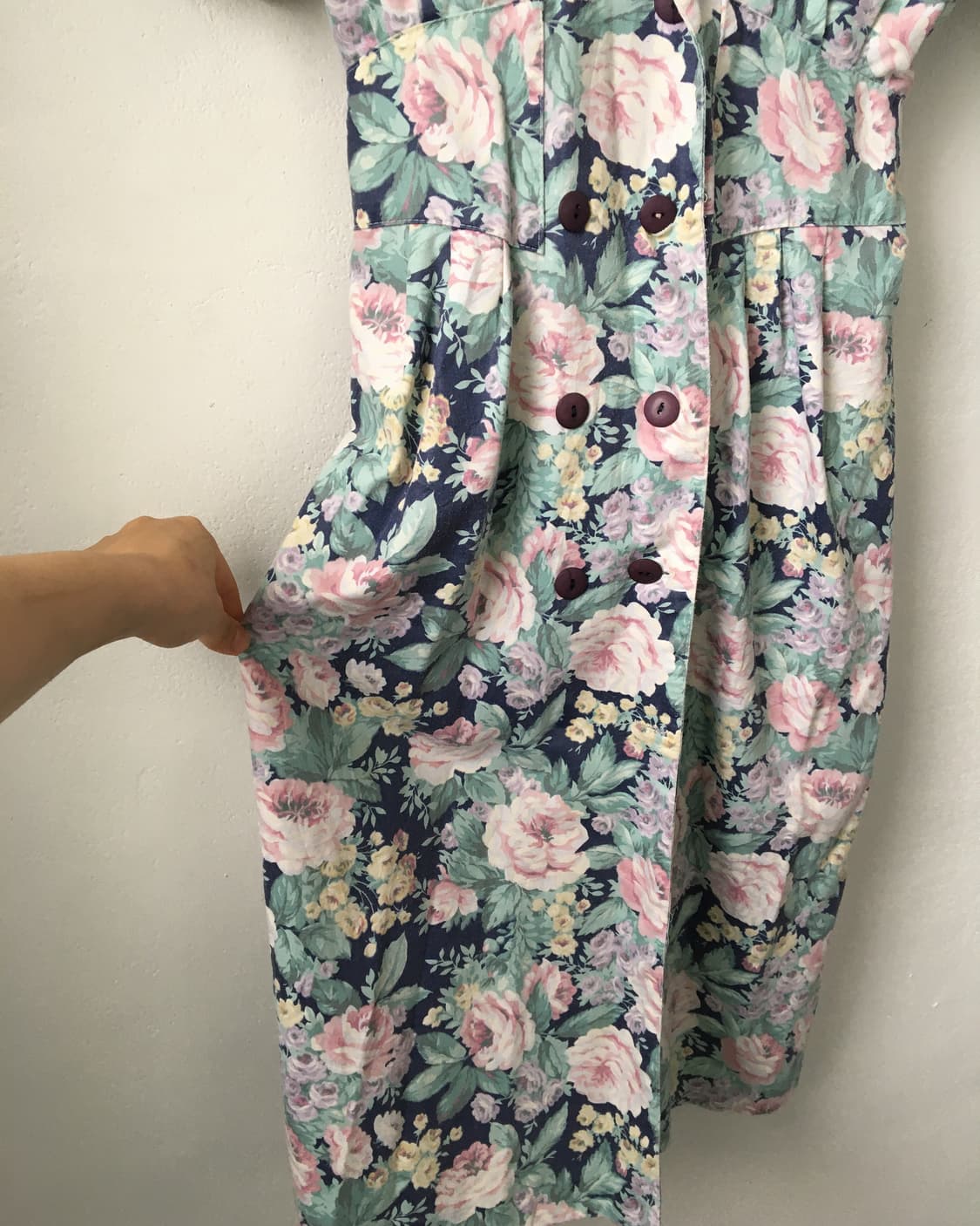 Flower pattern entique mood onepiece 상품이미지4