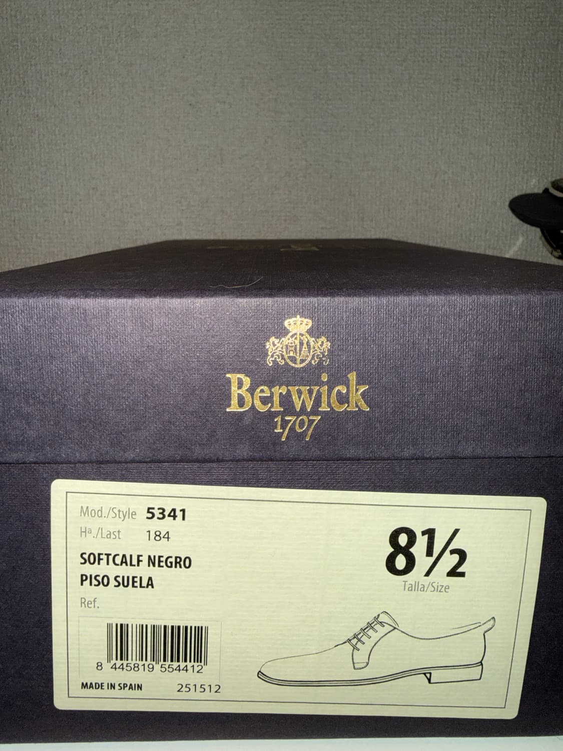 버윅 5341(4406) 소프트 카프 홍창 더비 UK8.5 상품이미지7