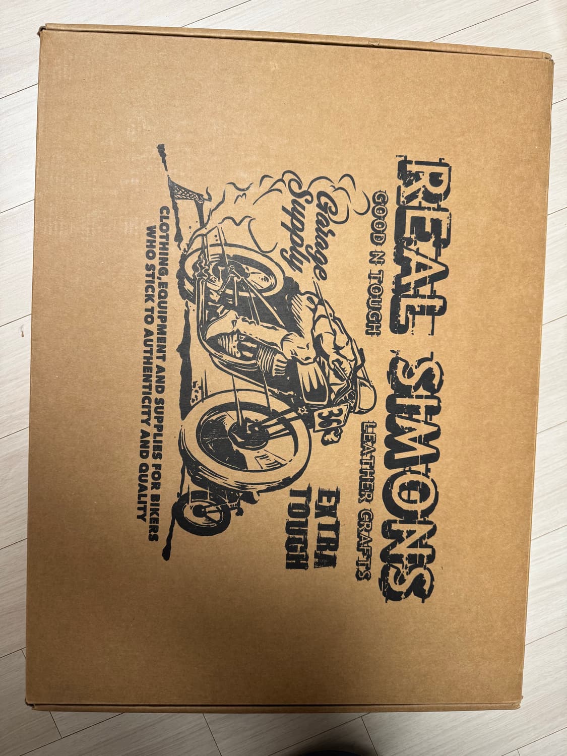 리얼시몬스 중홀랜드 차심 말가죽자켓 L 새제품 상품이미지1