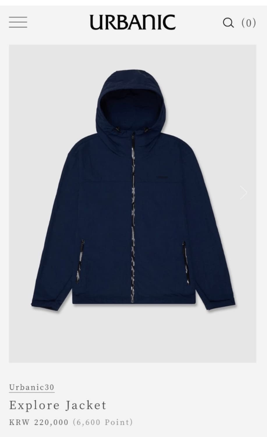 얼바닉30 익스플로러 재킷 네이비 S 상품이미지6
