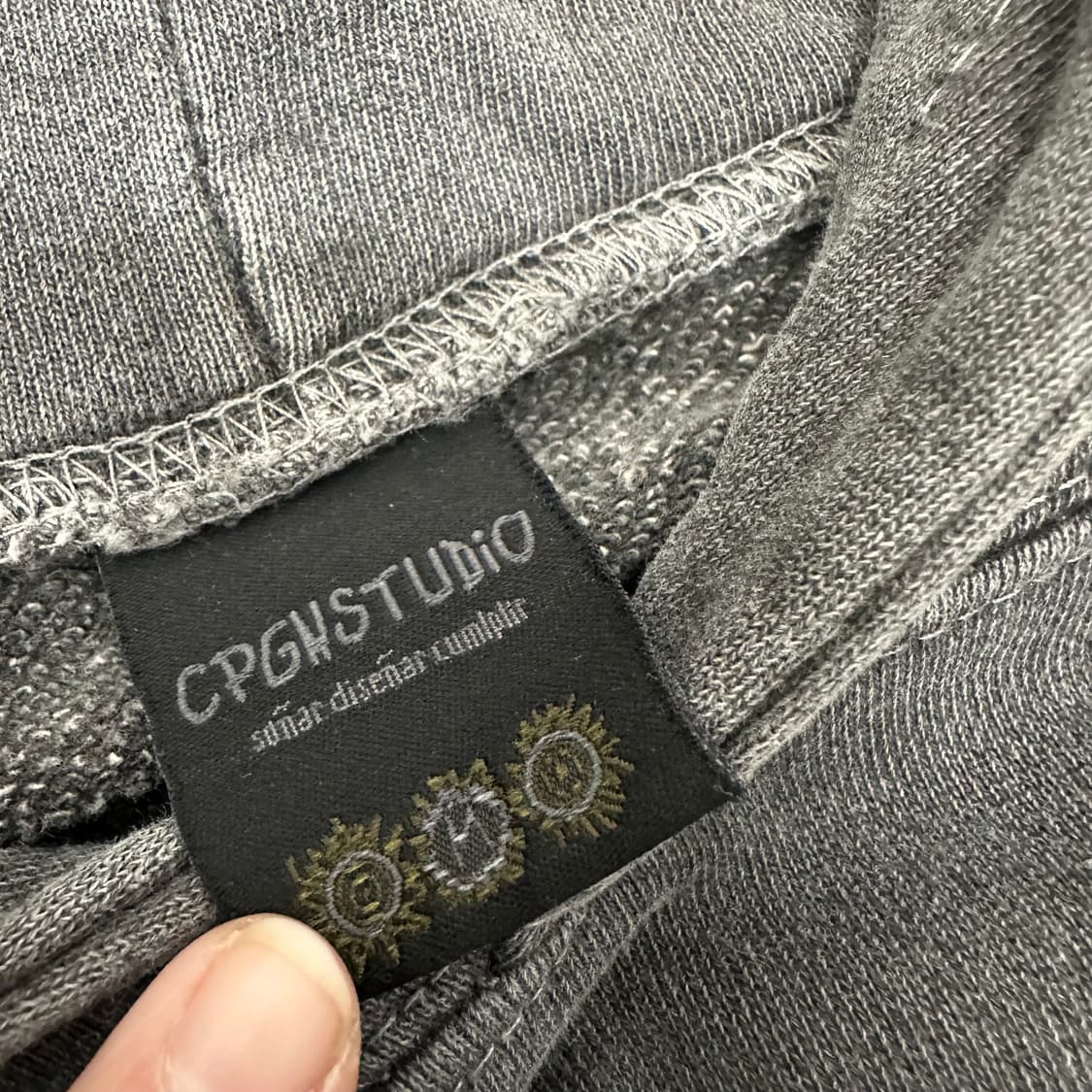 꼼파뇨스튜디오 피그먼트 후드티셔츠 M 상품이미지5