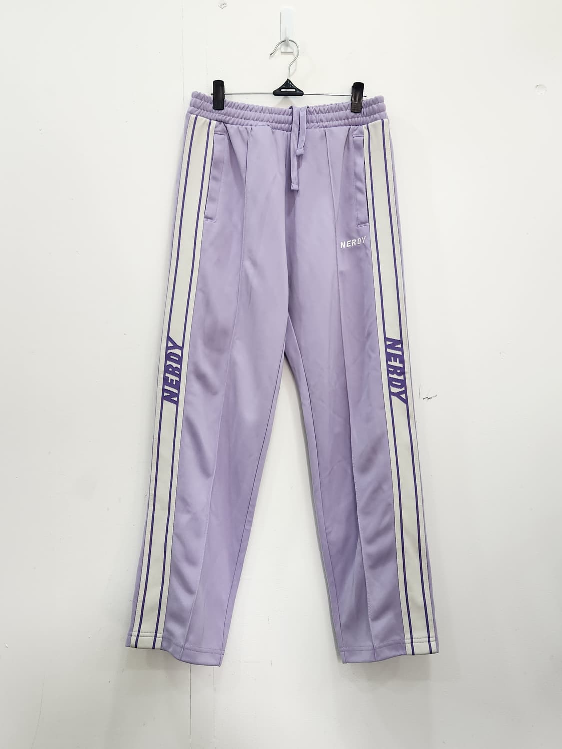 [M] 널디 NERDY 라일락 트랙 트레이닝 팬츠 M 상품이미지1