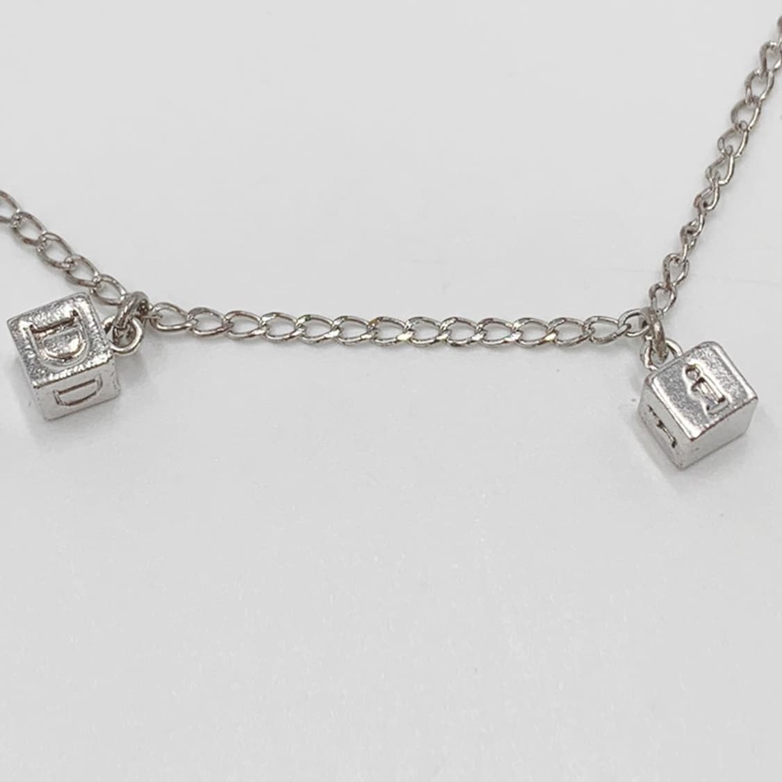 크리스찬 디올 큐브 참 펜던트 체인 팔찌 no.117 상품이미지3