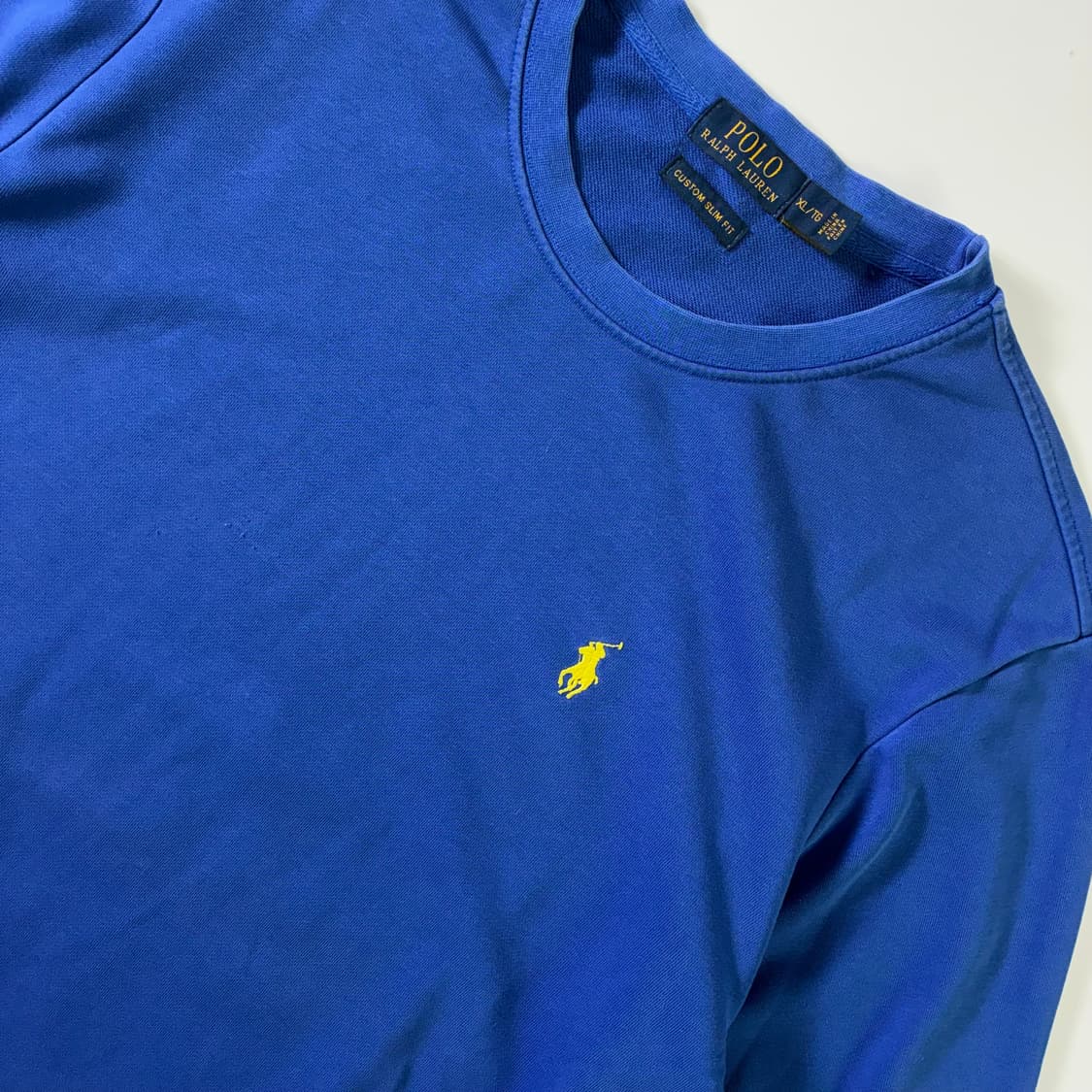 Polo  폴로 랄프로렌 자수 코튼 블루 맨투맨  상품이미지3