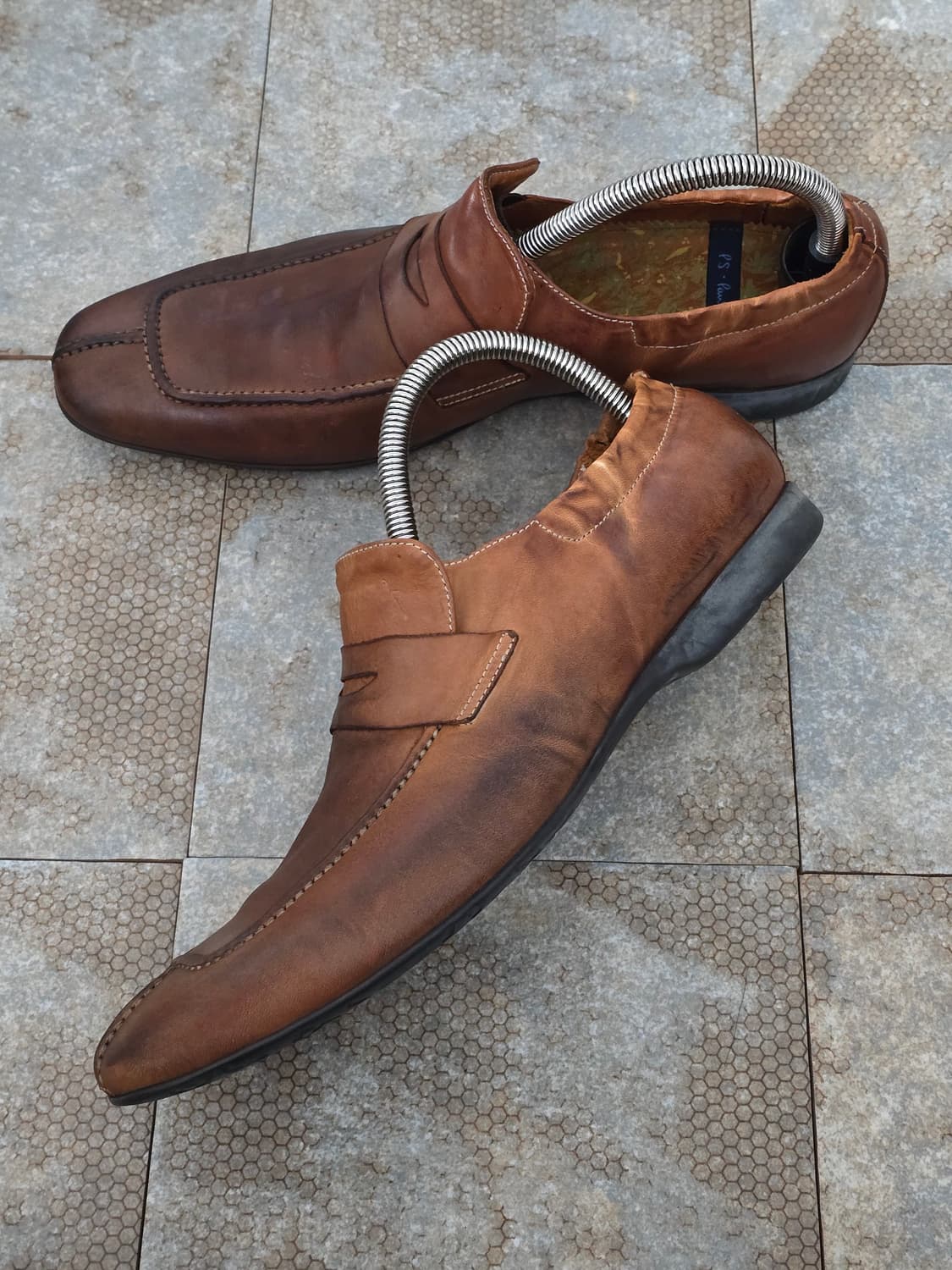 (260)폴스미스 빈티지 브라운 페니 로퍼 구두 상품이미지4